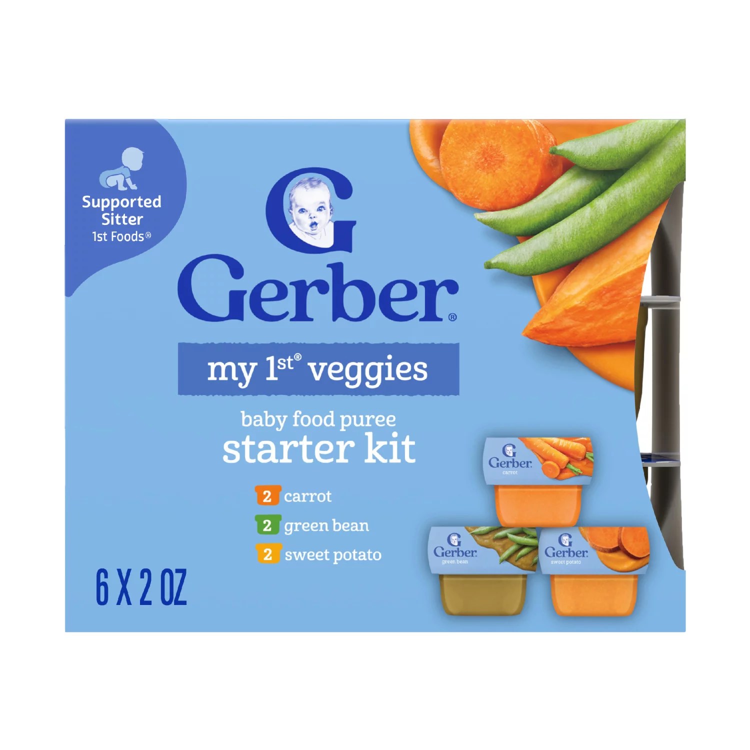Gerber My 1st Veggies Baby Food Start Kit Shop Baby Food at HEB