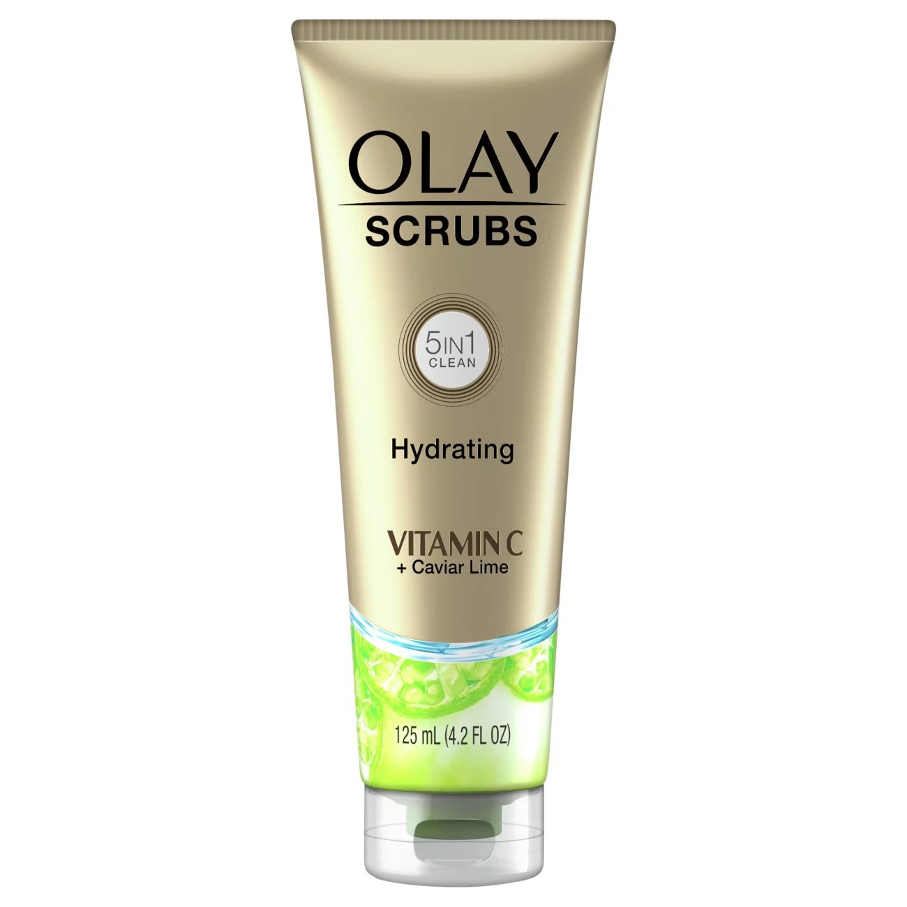 Olay Scrubs 5 In 1 Clean Hydrating Scrub with Vitamin C + Cavier Lime