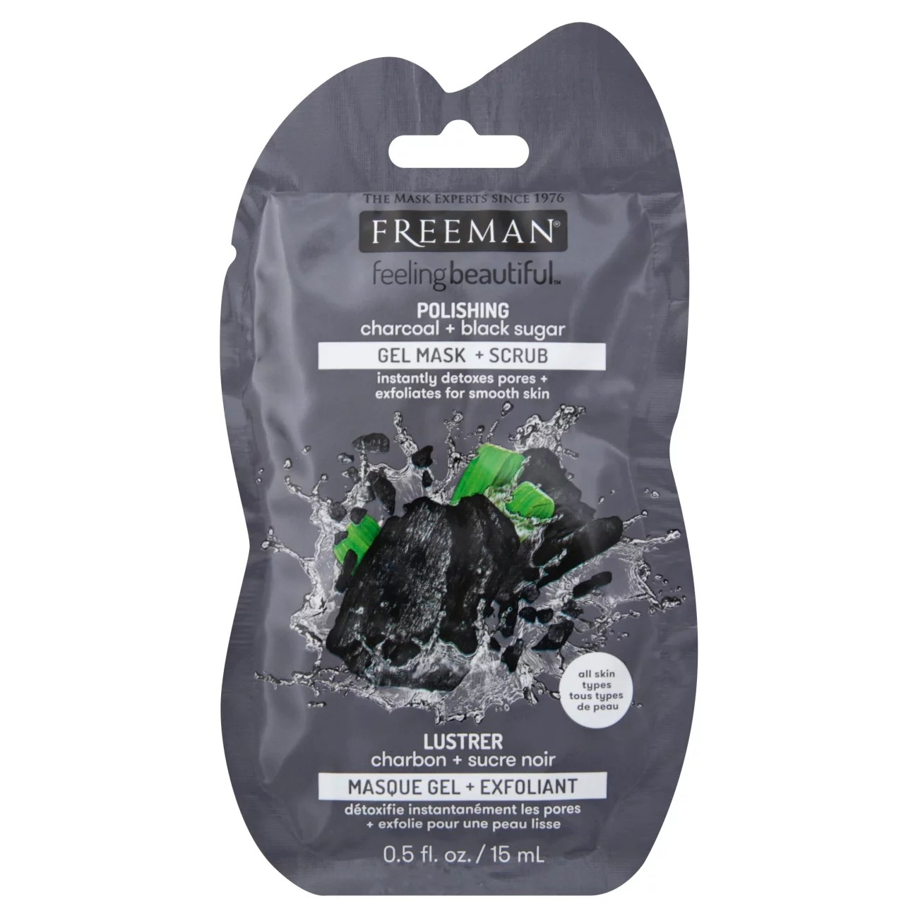 Freeman Feeling Beautiful Polishing Charcoal & Black Sugar Mask Shop