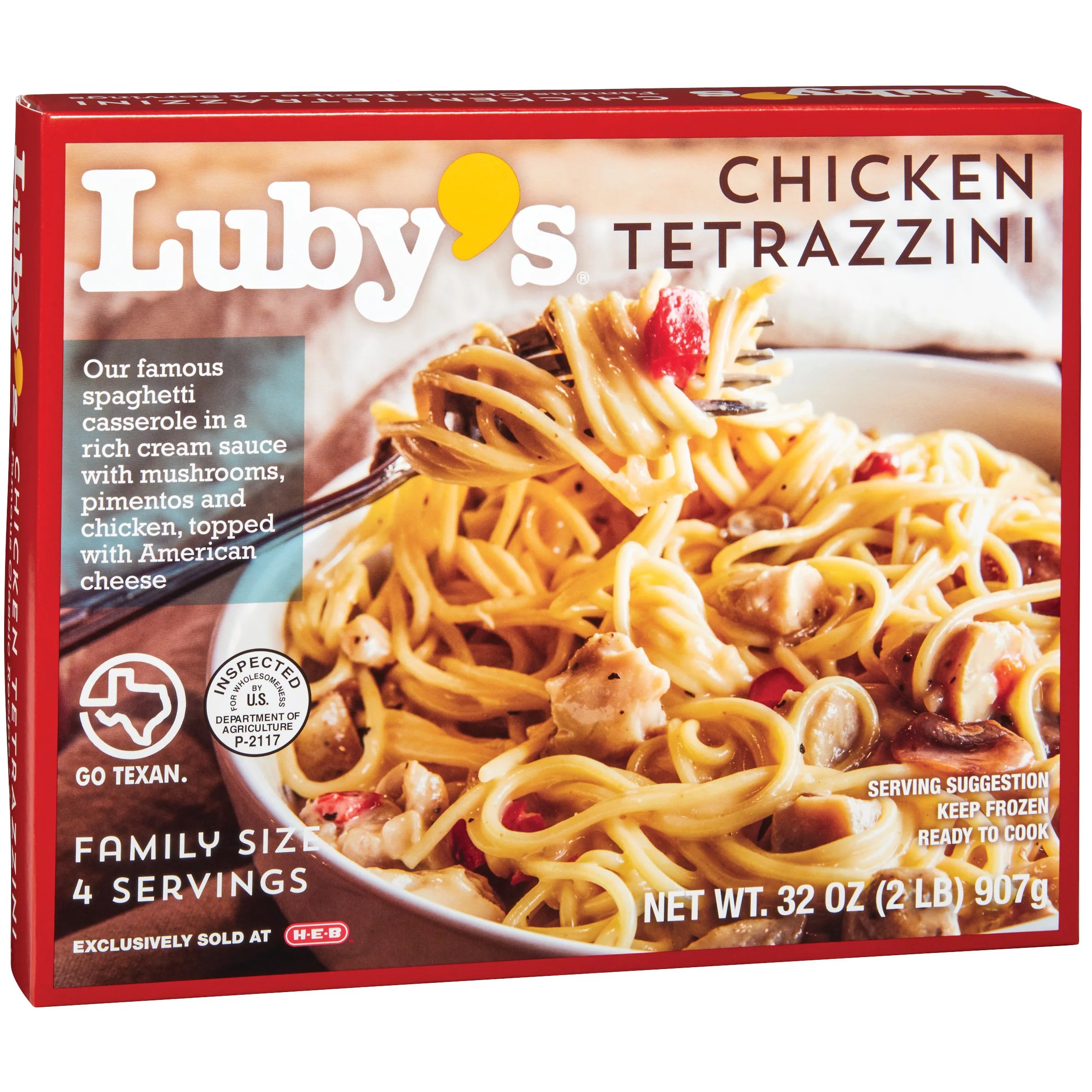 Luby's Chicken Tetrazzini Shop Meals & Sides at HEB