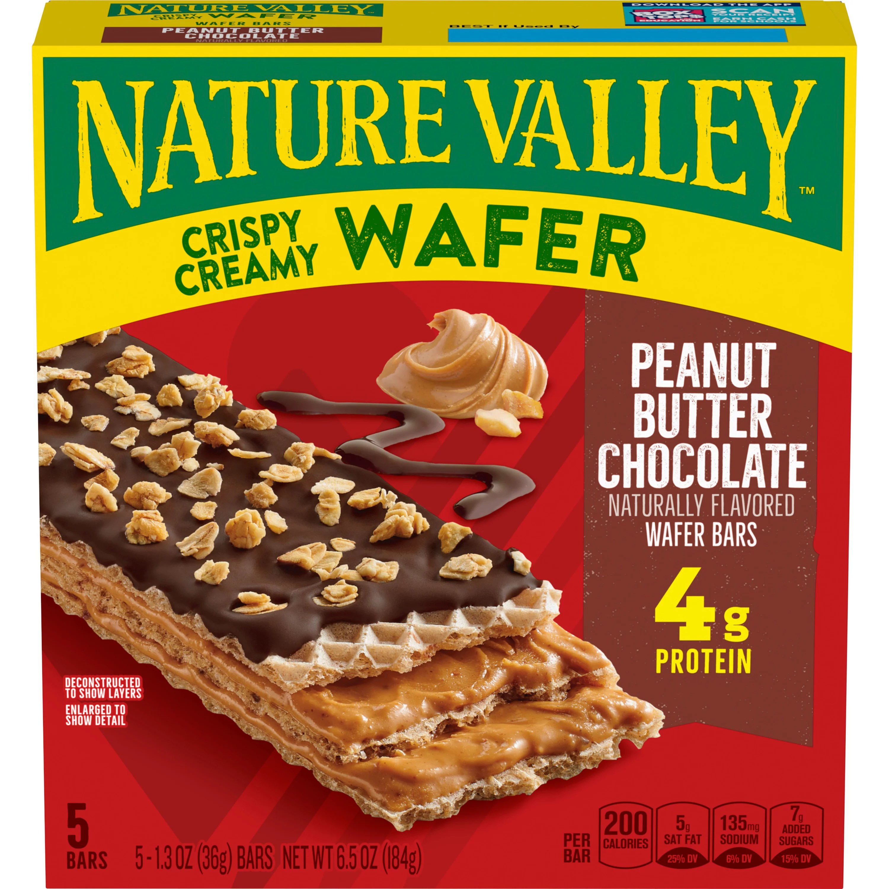 Nature Valley Peanut Butter Chocolate Crispy Creamy Wafer Bars Shop