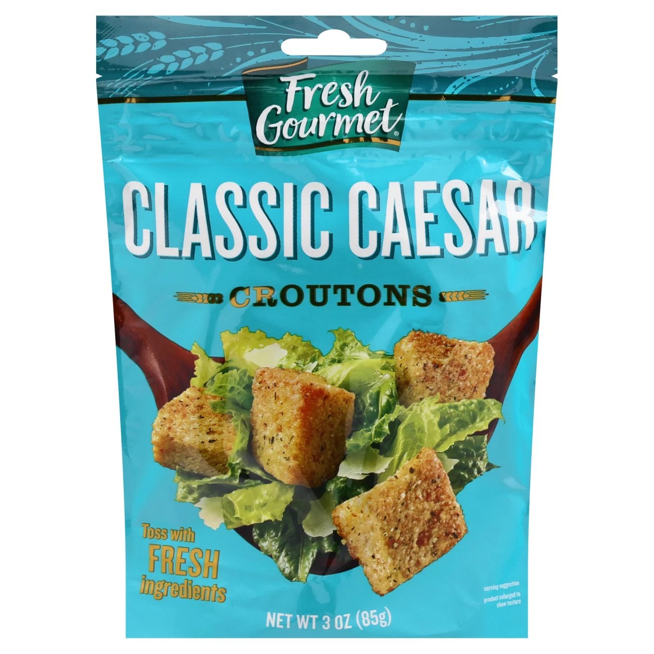 Fresh Gourmet Classic Caesar Croutons Shop Salad toppings at HEB