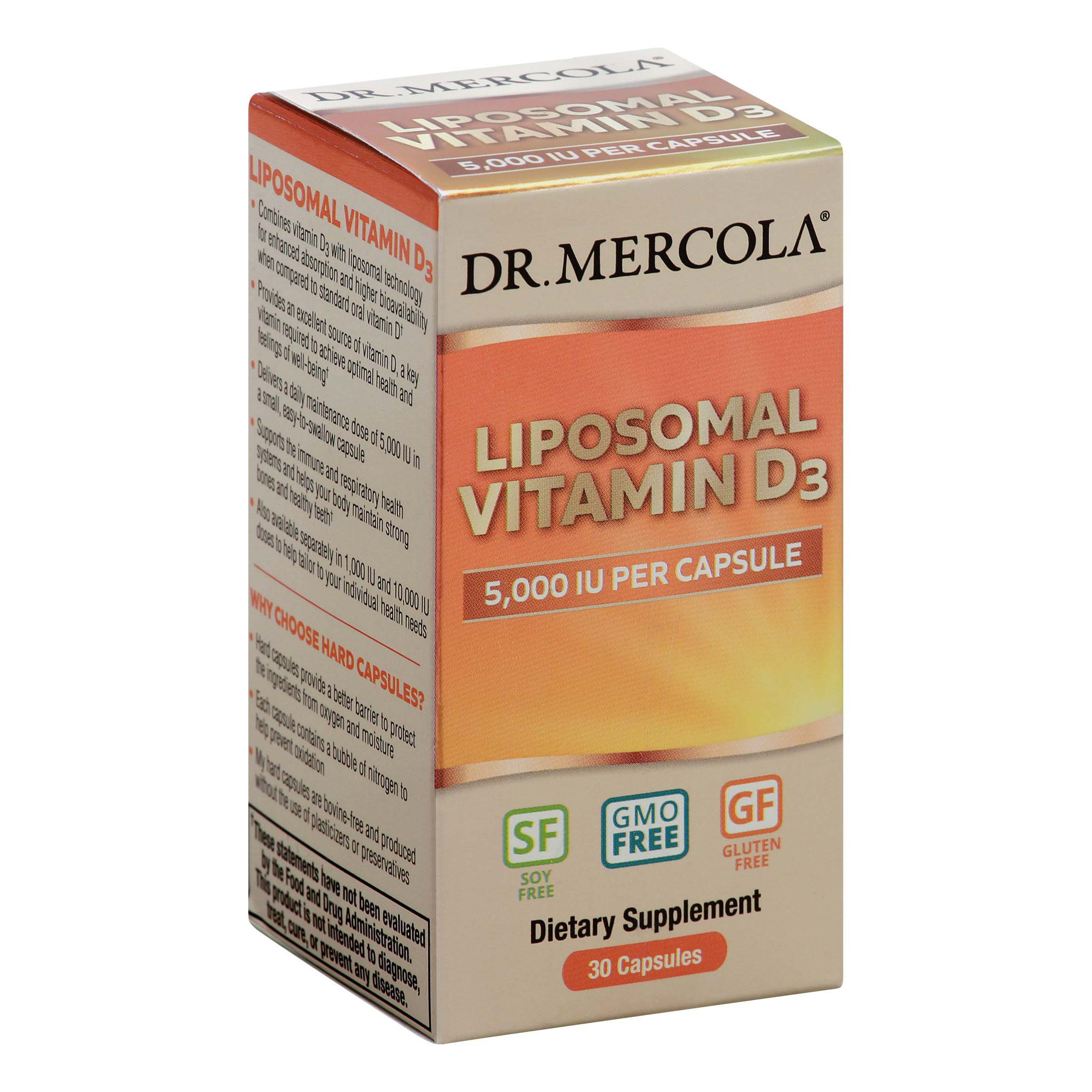 Dr. Mercola Liposomal Vitamins D3 Capsules Shop Vitamins AZ at HEB