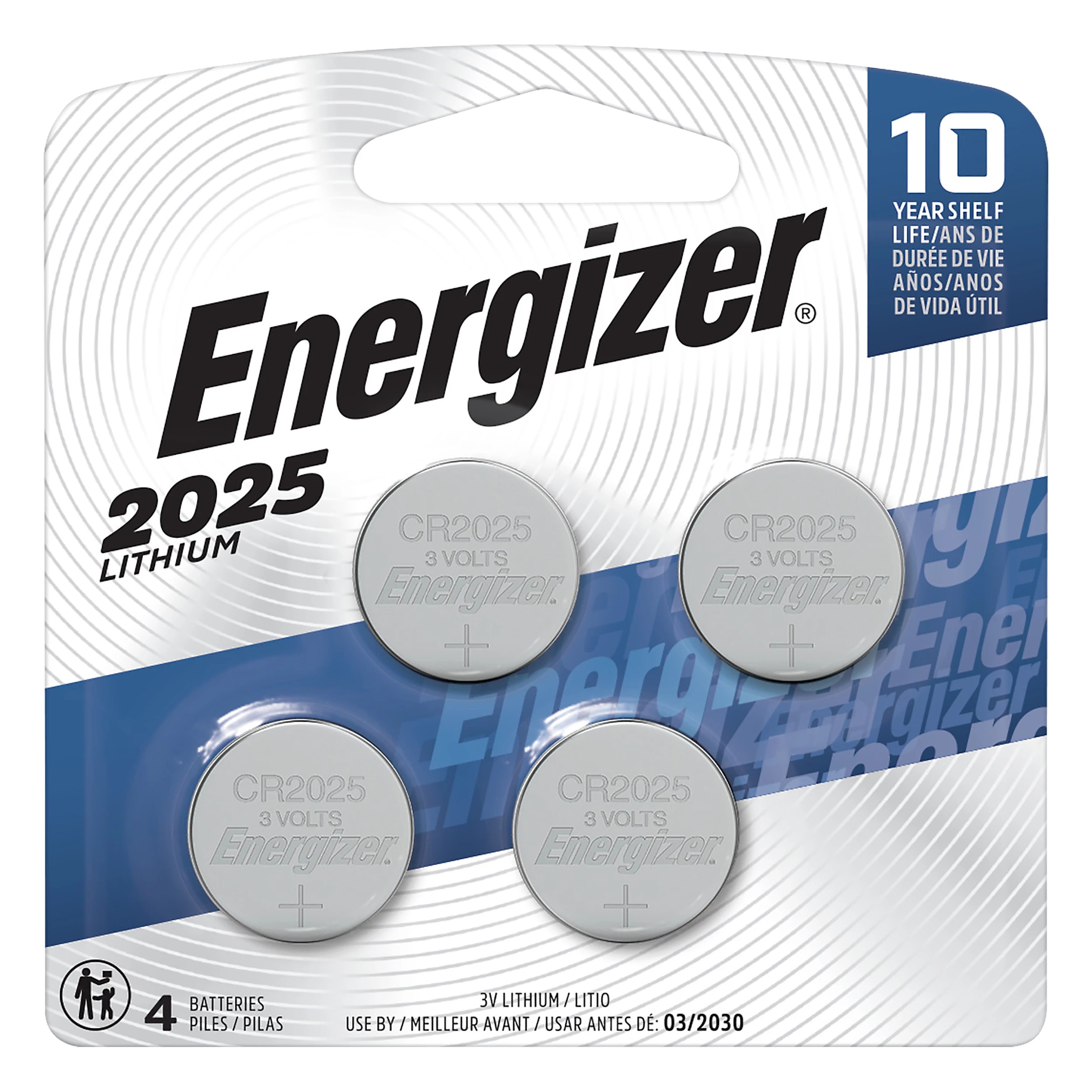 Energizer CR 2025 Lithium Coin Batteries - Shop Batteries at H-E-B