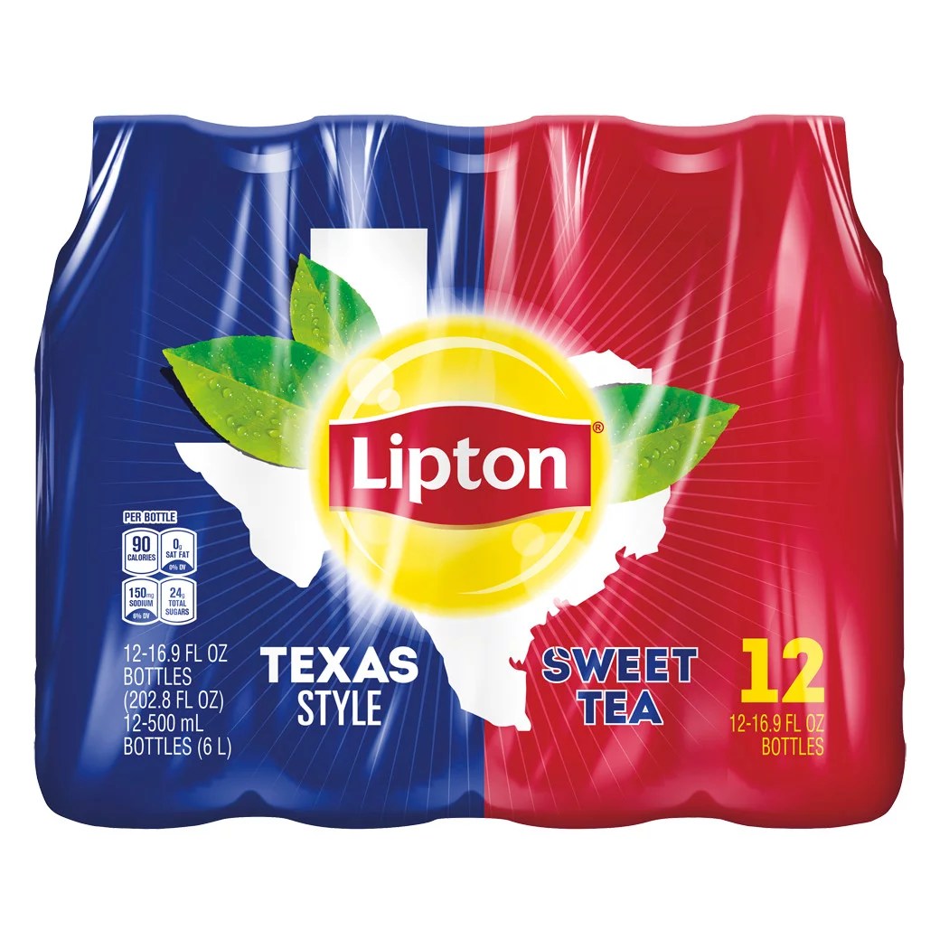 Lipton Texas Style Sweet Tea 16.9 oz Bottles Shop Tea at HEB