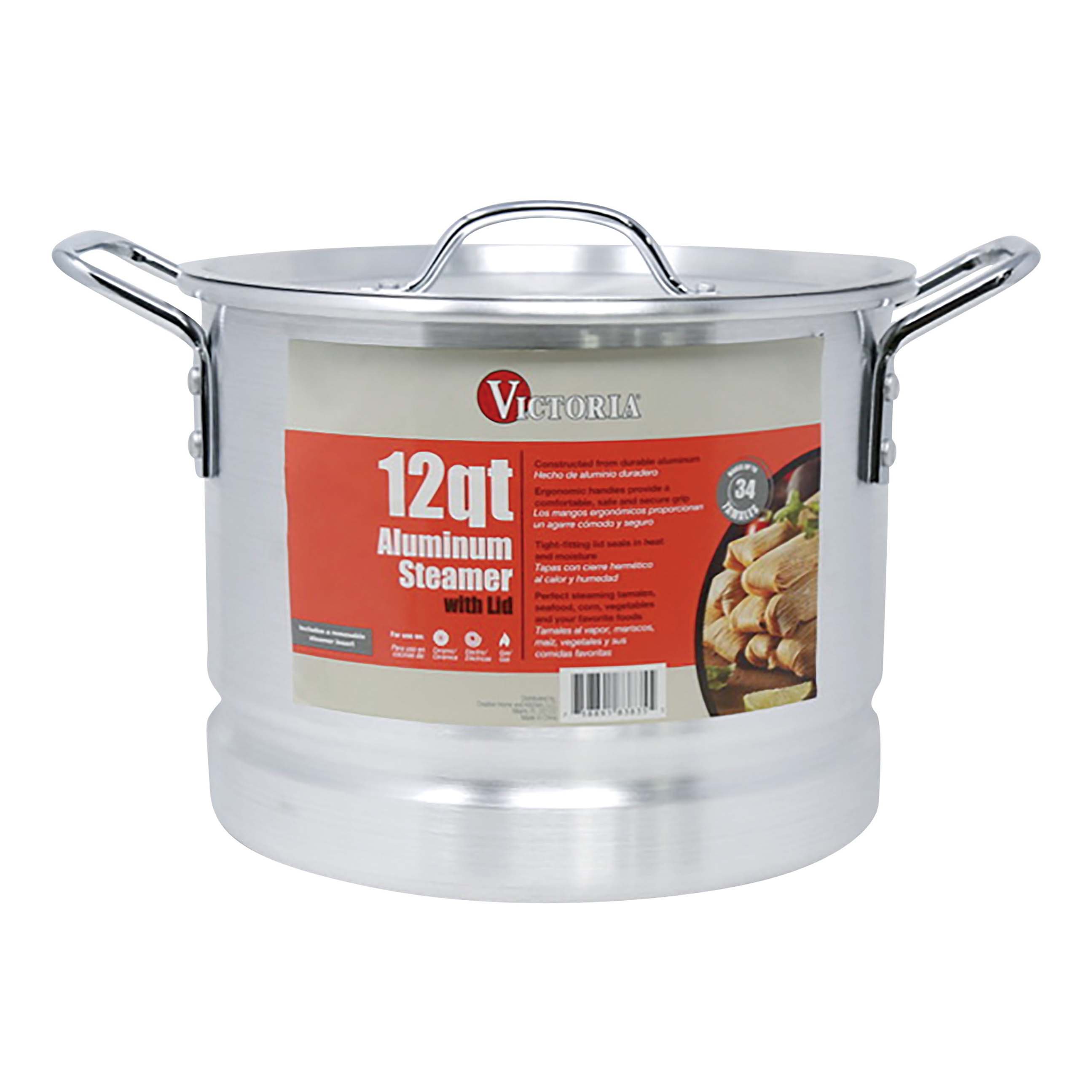 Victoria Aluminum Steamer With Lid Shop Cookware at HEB