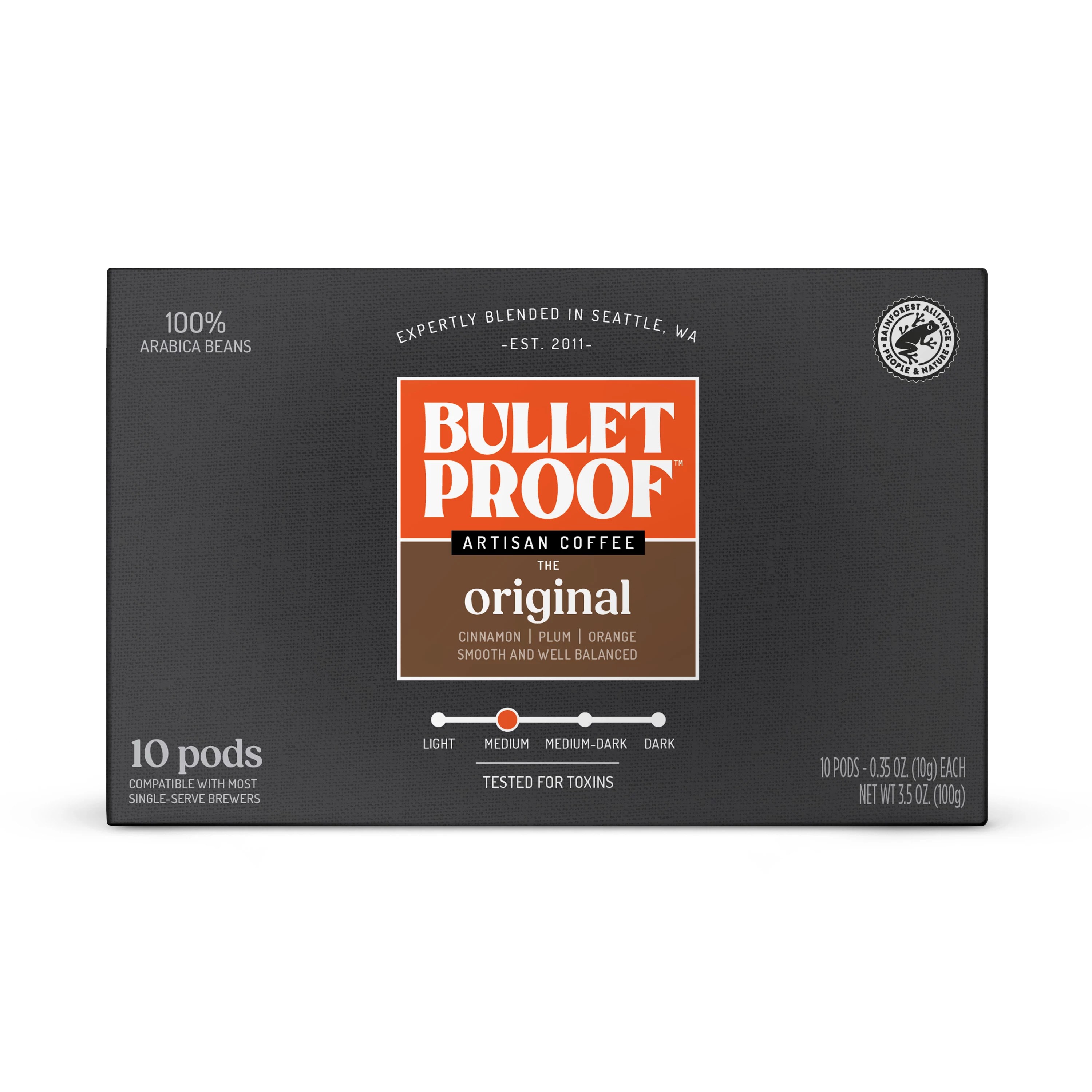 Bulletproof The Original Medium Roast Single Serve Coffee Cups Shop