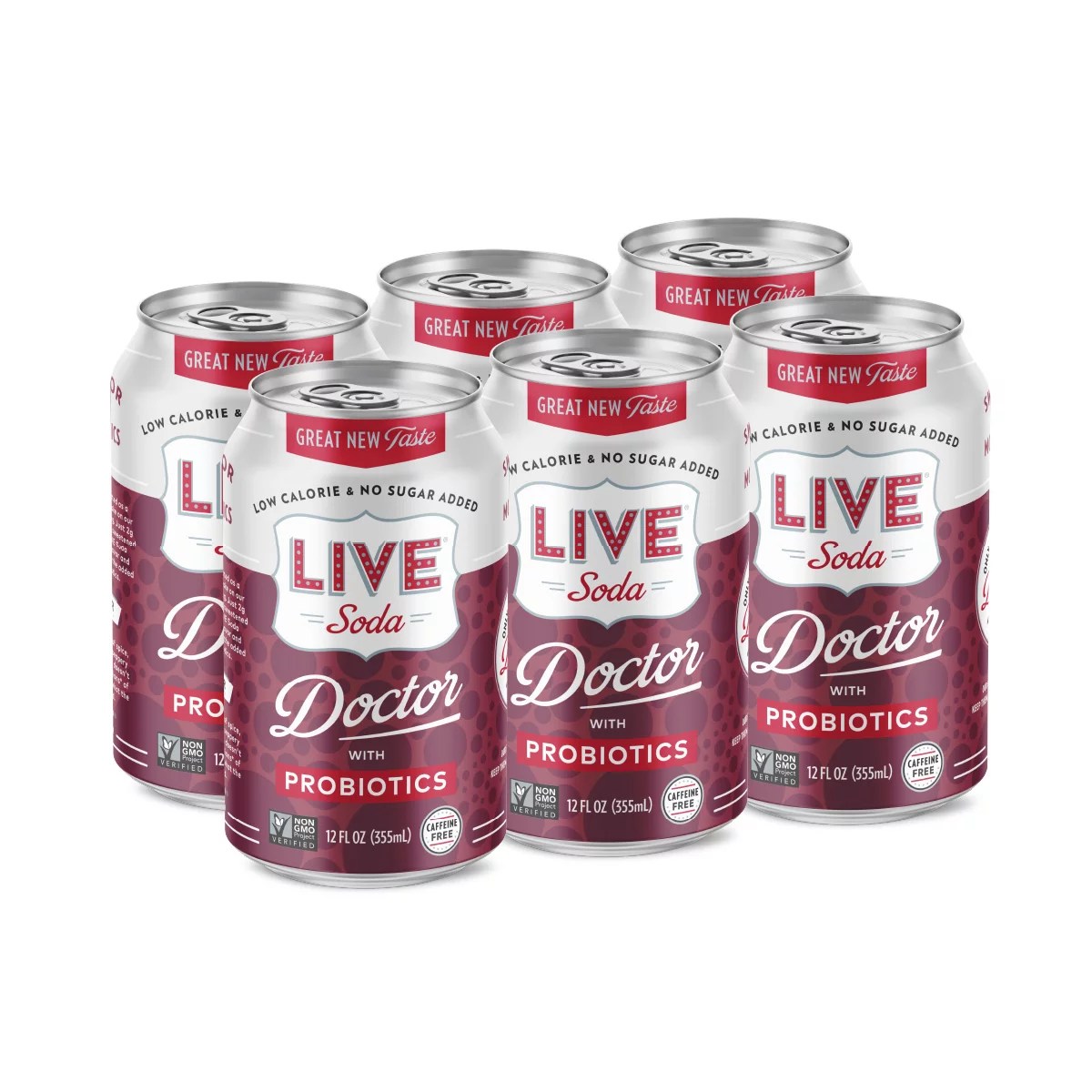 Live Soda Doctor with Probiotics 12 oz Cans Shop Soda at HEB