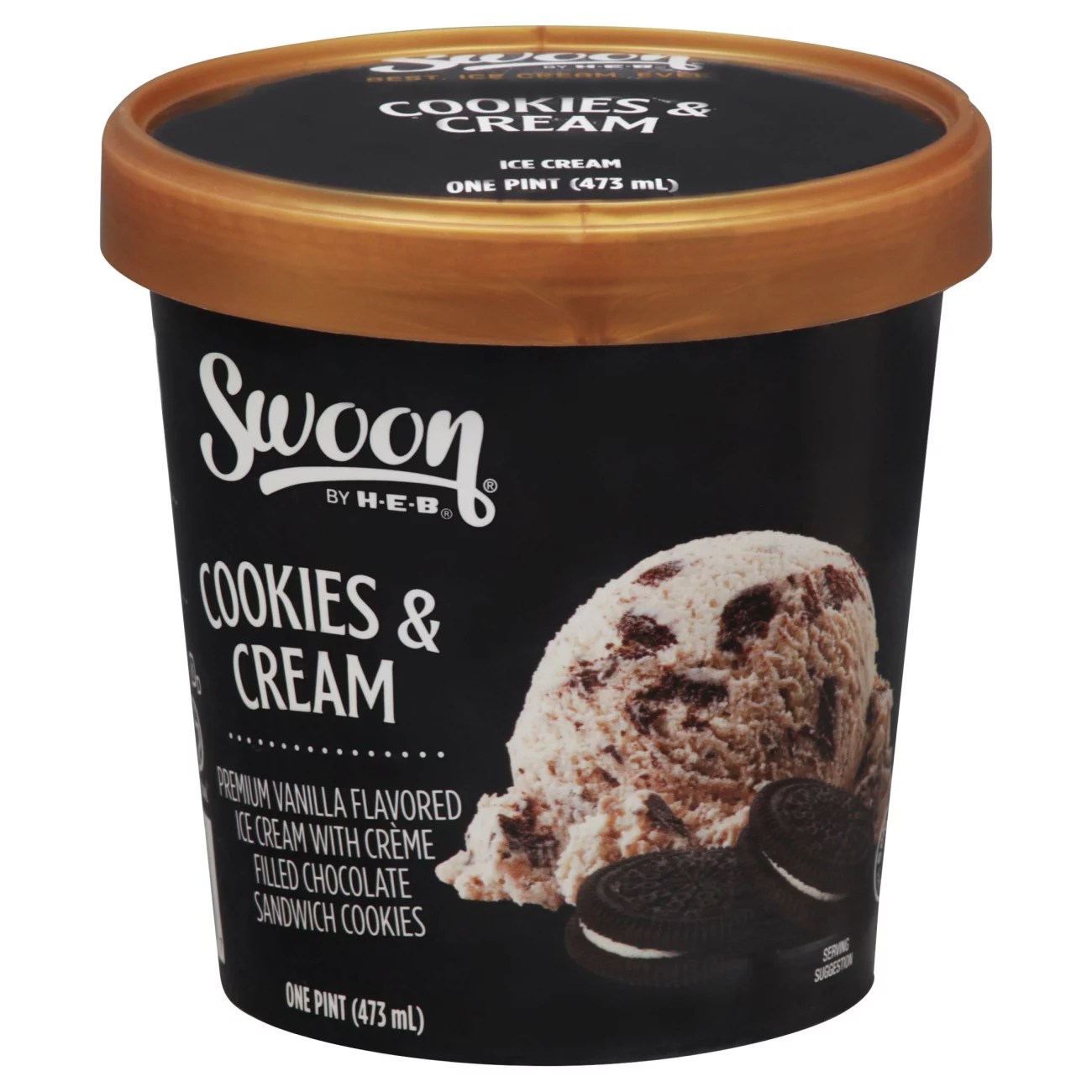 Swoon by HEB Cookies & Cream Ice Cream Shop Ice Cream at HEB
