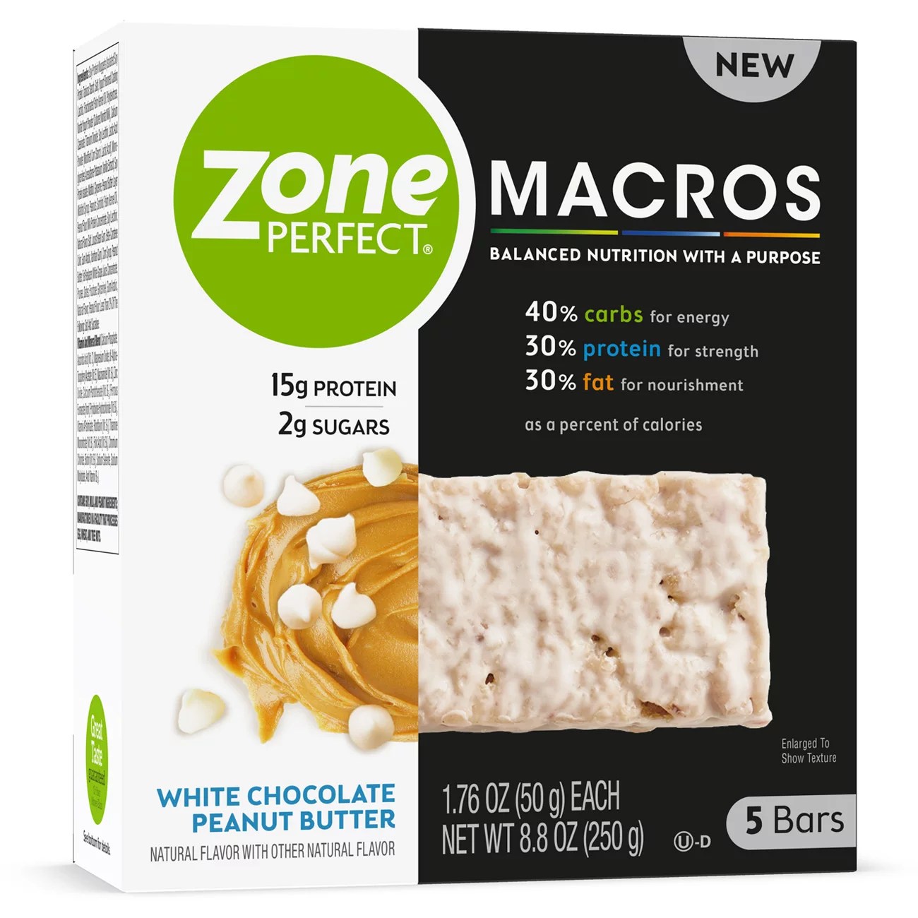 Zone Perfect Macros White Chocolate Peanut Butter Bars Shop Granola