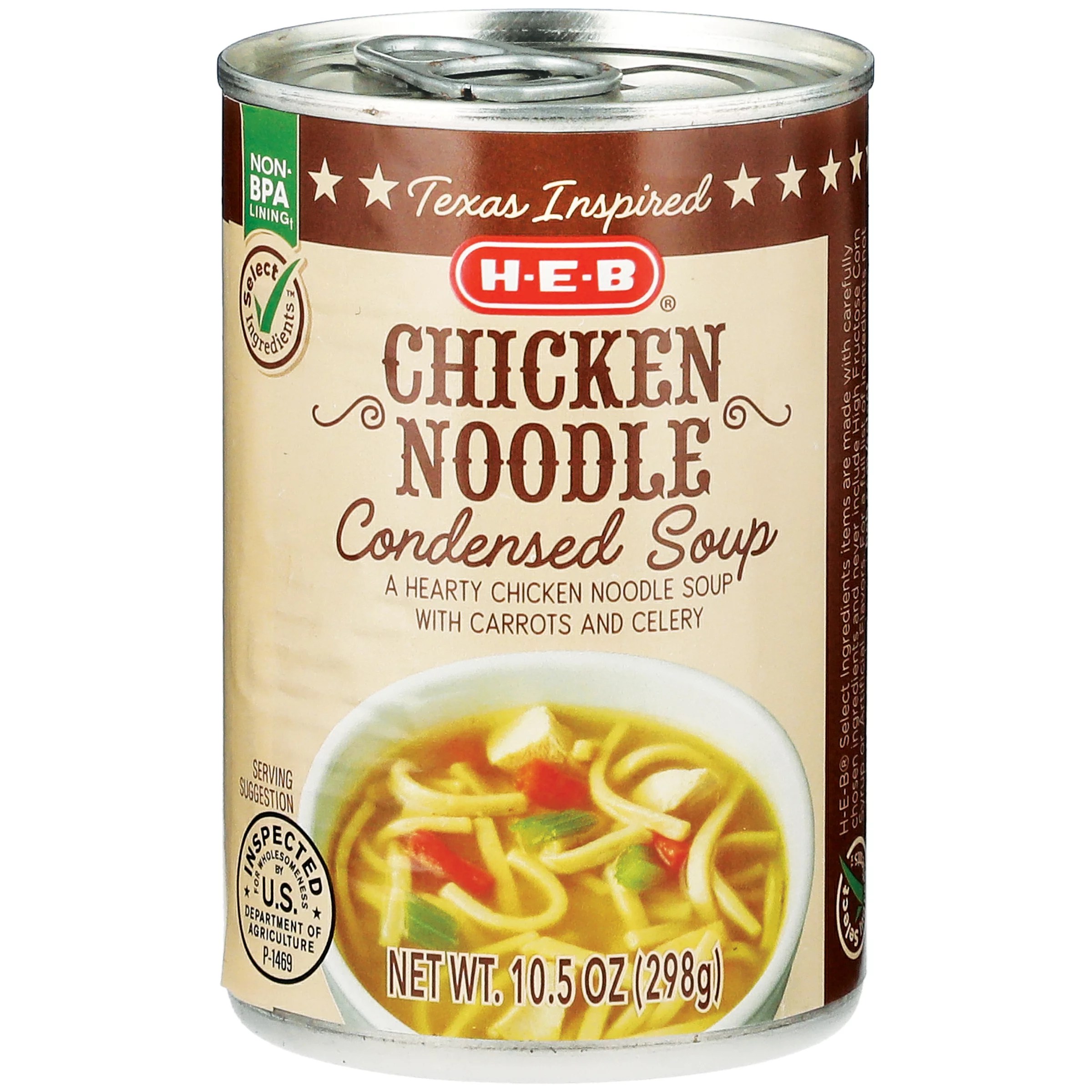 HEB Select Ingredients Chicken Noodle Condensed Soup Shop Soups