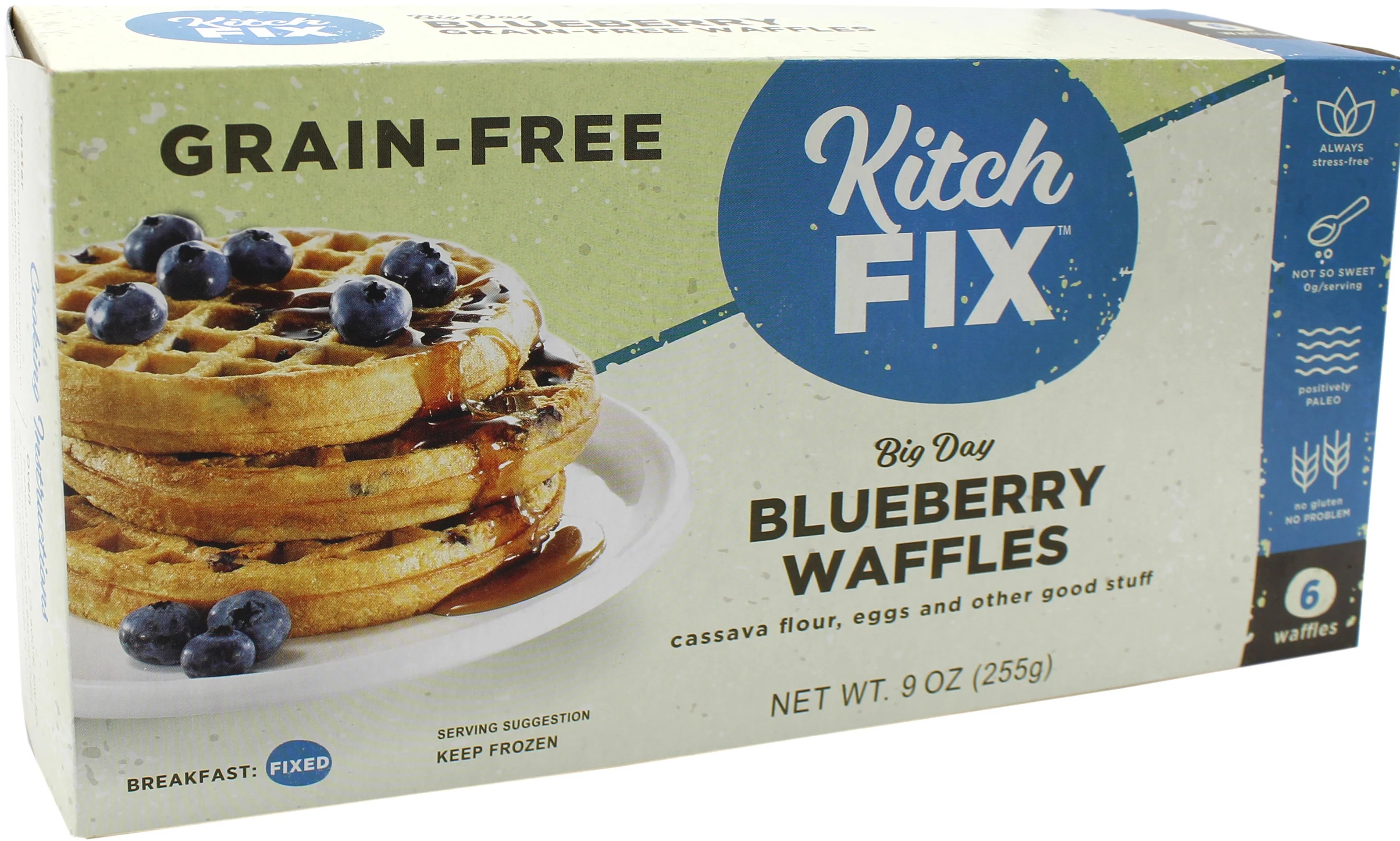 Kitchfix GrainFree Blueberry Maple Waffles Shop Entrees & Sides at HEB