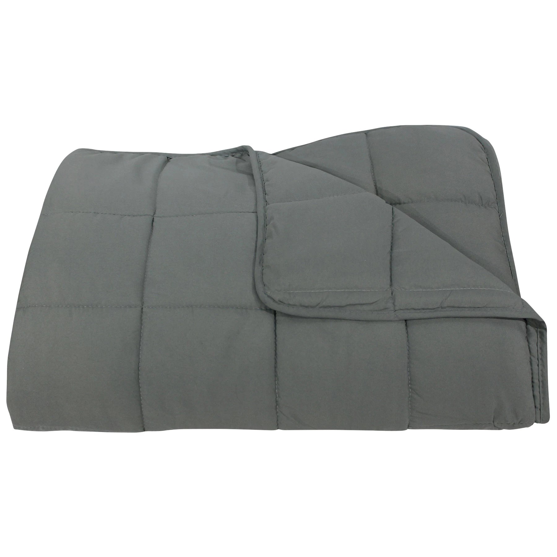 Posh Home Weighted Blanket Dark Gray Shop Blankets & Throws at HEB