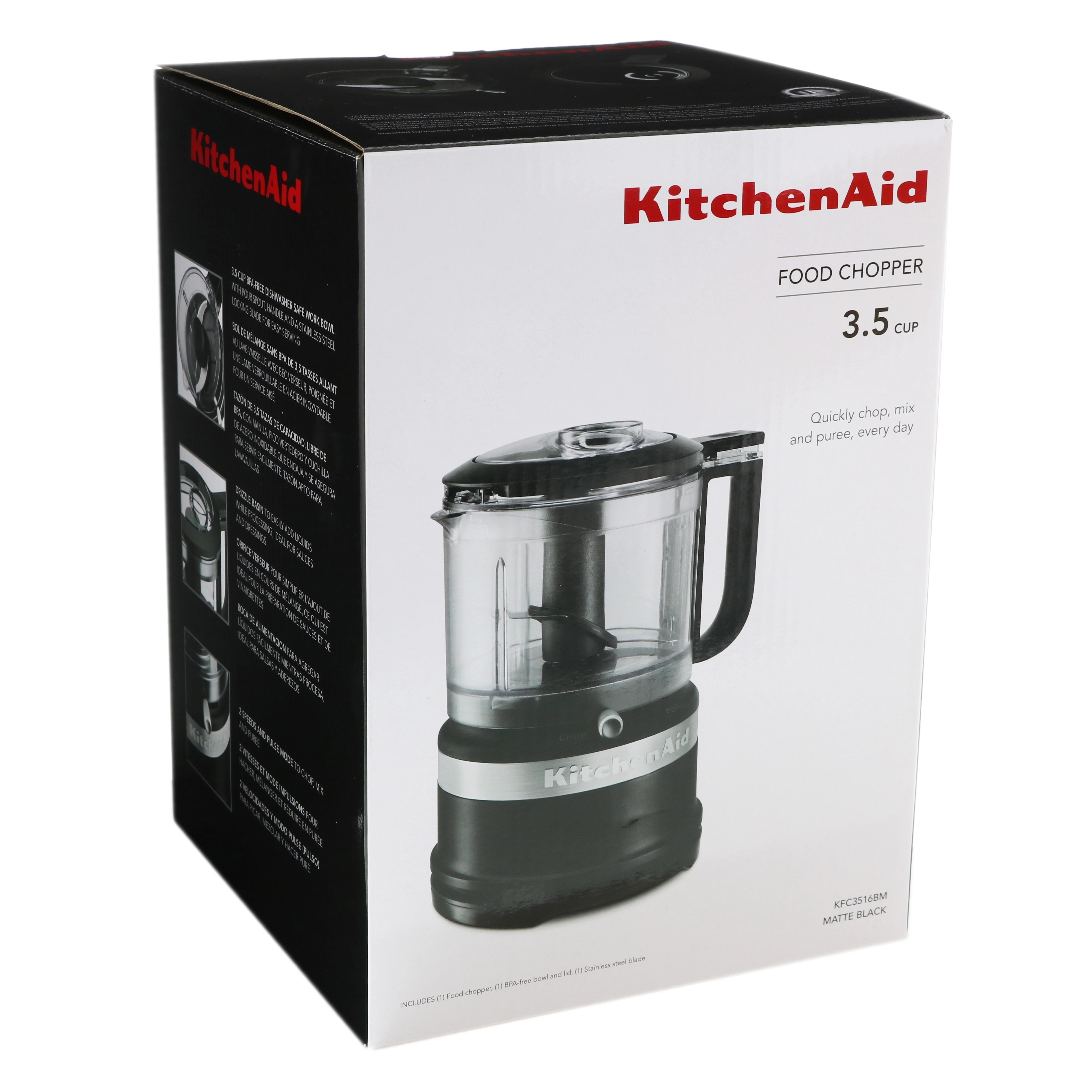 Kitchen Aid Matte Black Mini Food Chopper Shop Appliances at HEB