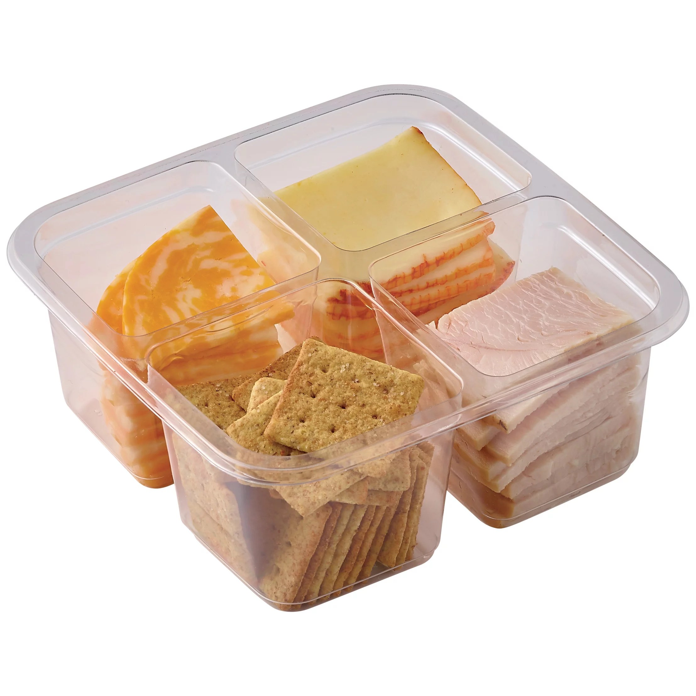HEB Meal Simple Turkey, Cheese, and Wheat Crisps Snack Tray Shop