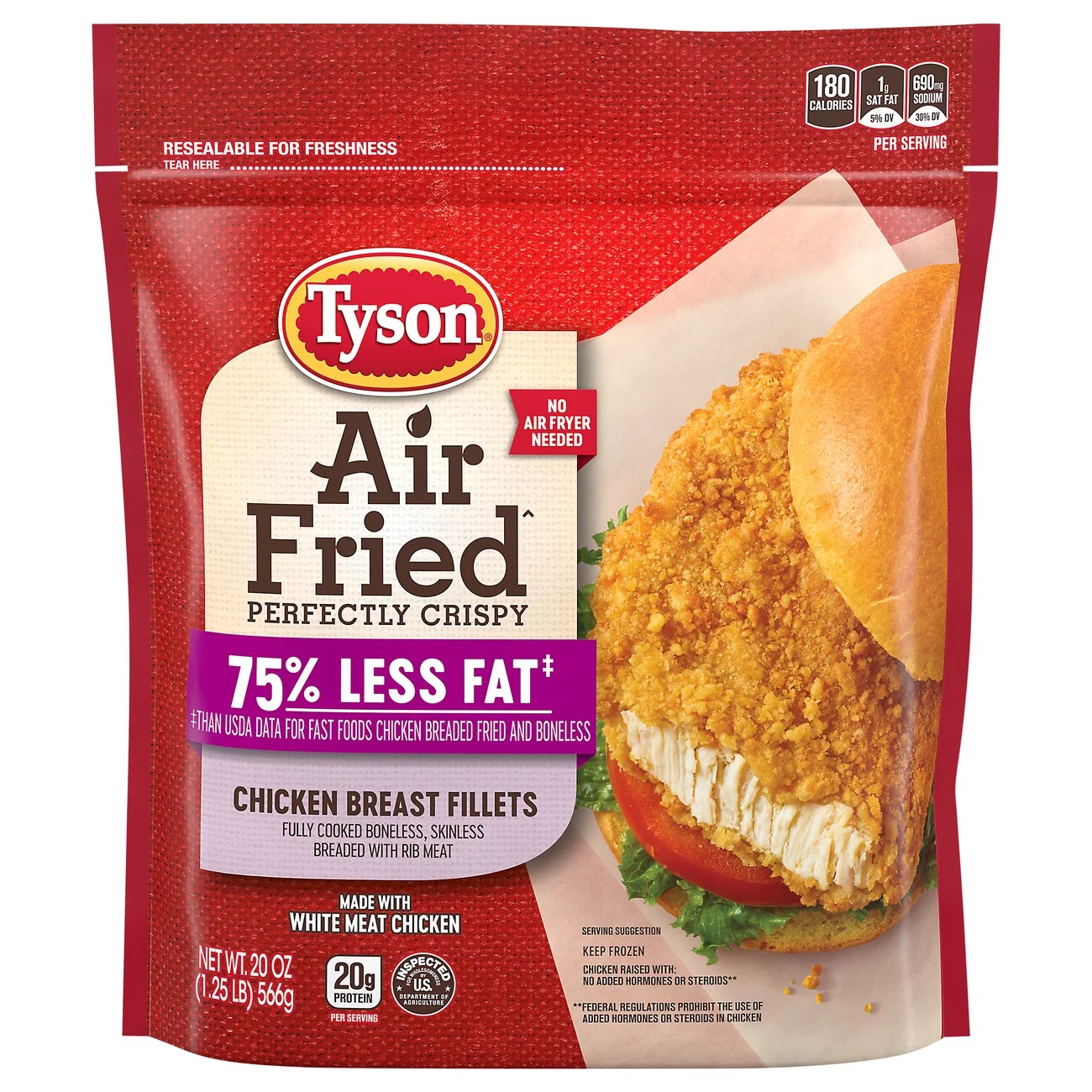 Tyson Air Fried Chicken Fillets Shop Chicken at HEB