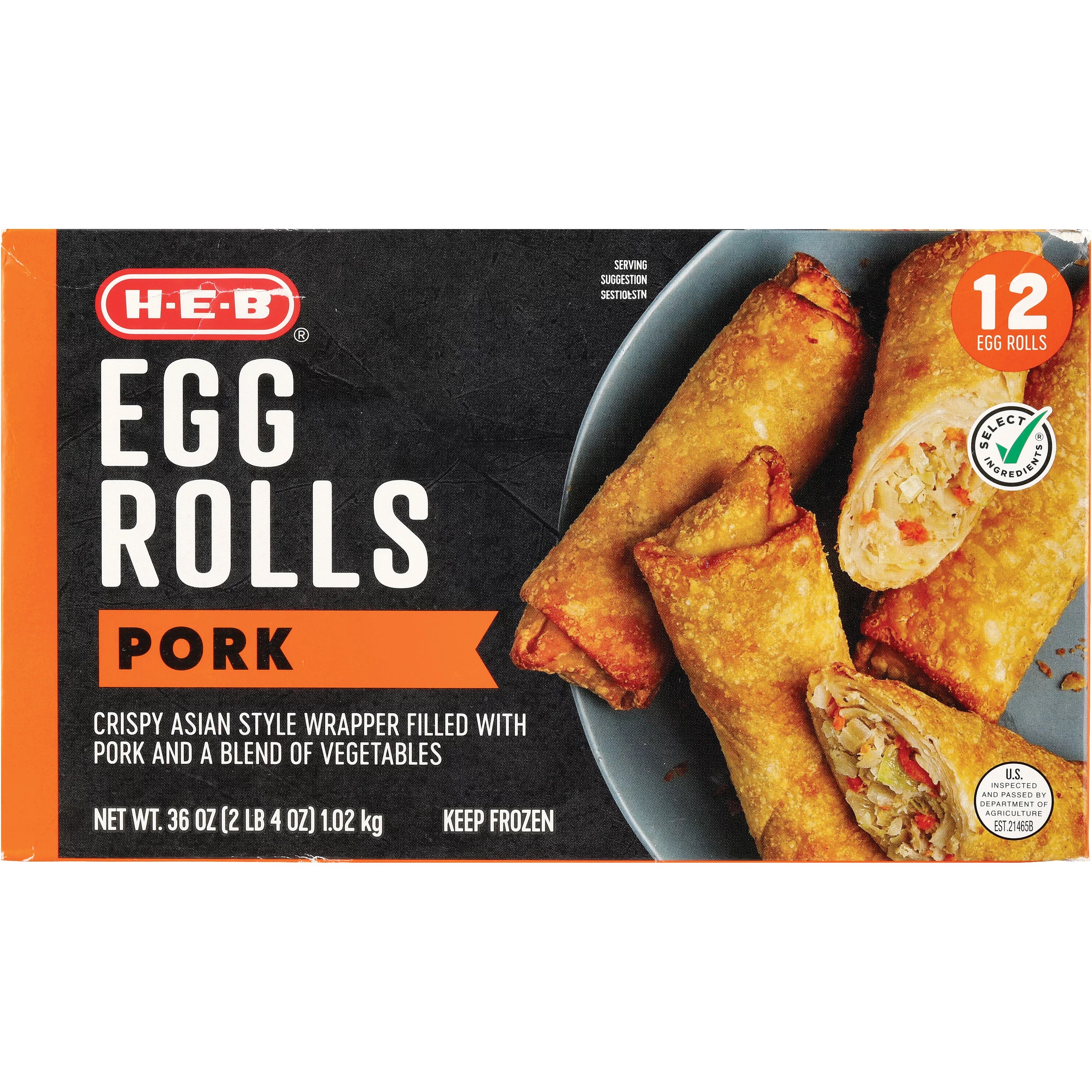 HEB Pork Egg Rolls Shop Appetizers at HEB