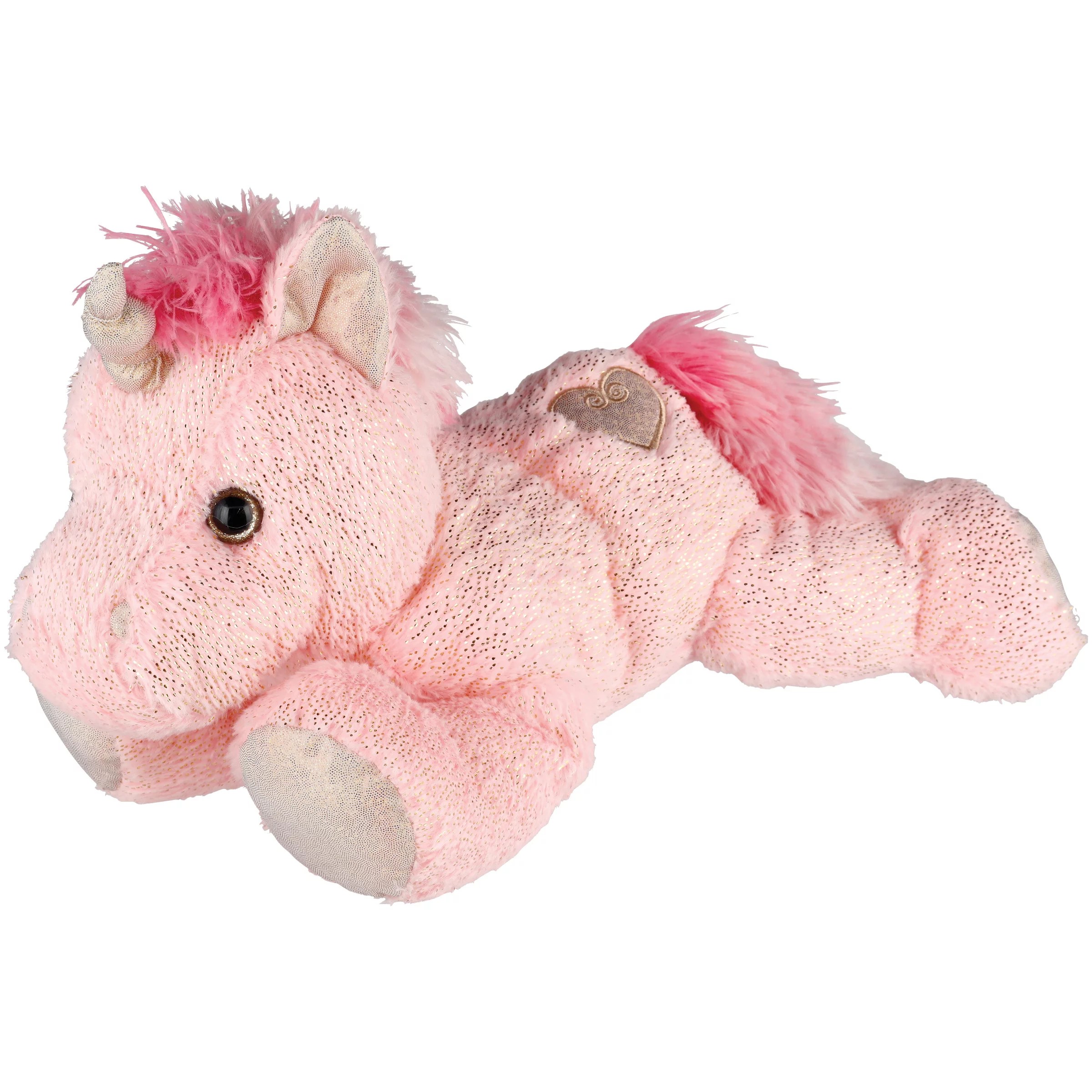 Destination Holiday Valentine's Laying Pink Stuffed Unicorn Shop