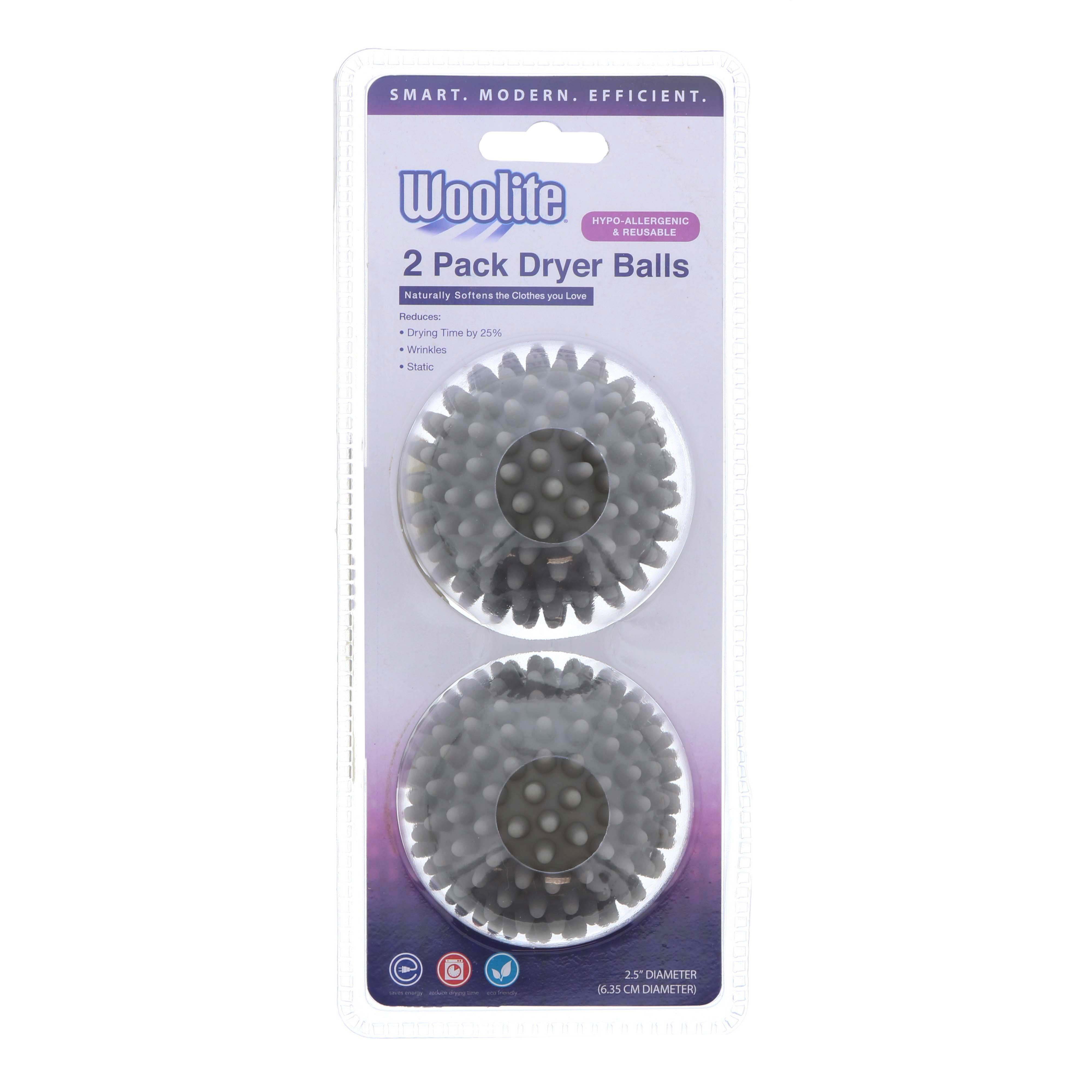 Woolite Gray Reusable Dryer Balls, 2.5 in. Shop Laundry at HEB