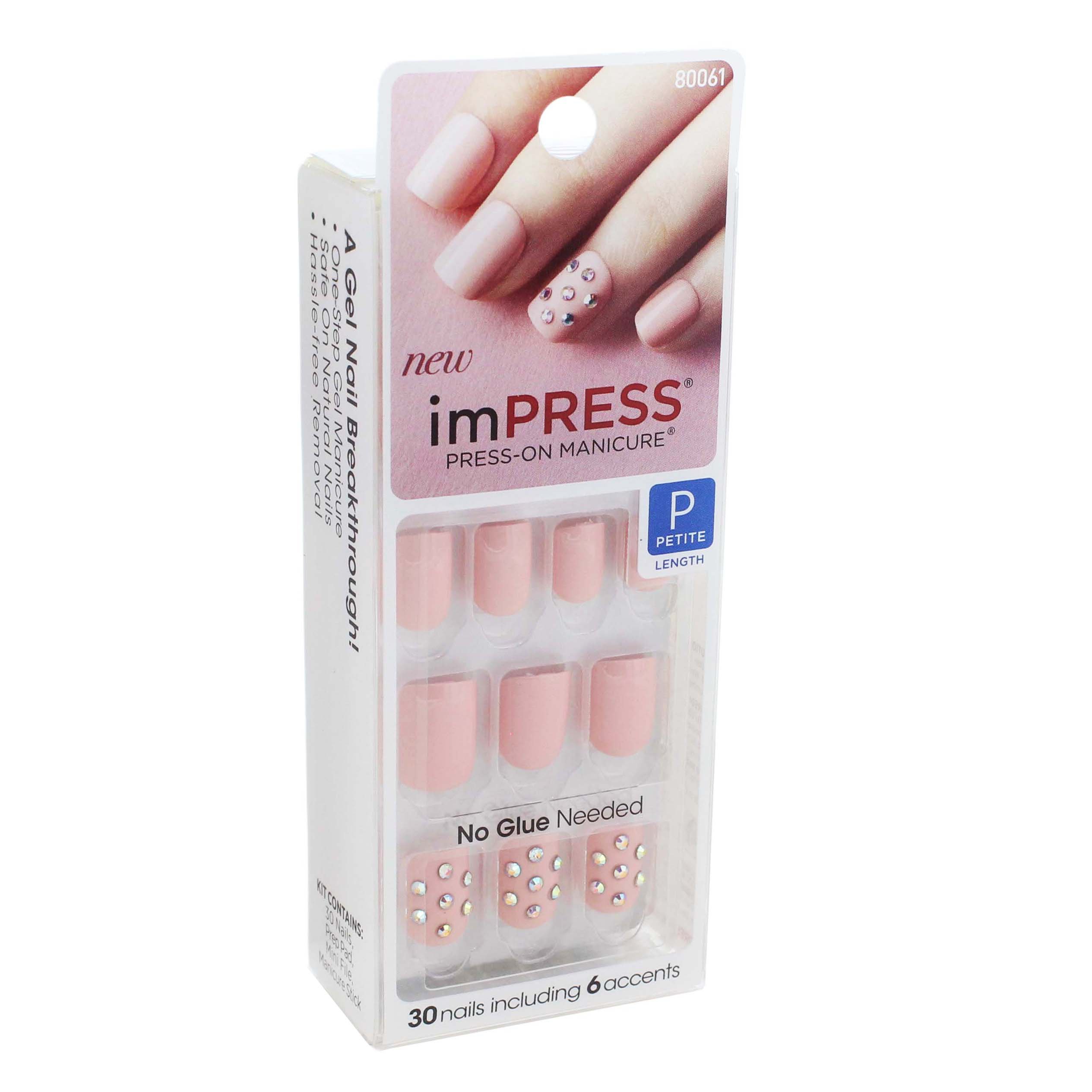 Kiss Impress PressOn Manicure Petite Nails New Addiction Shop Nail