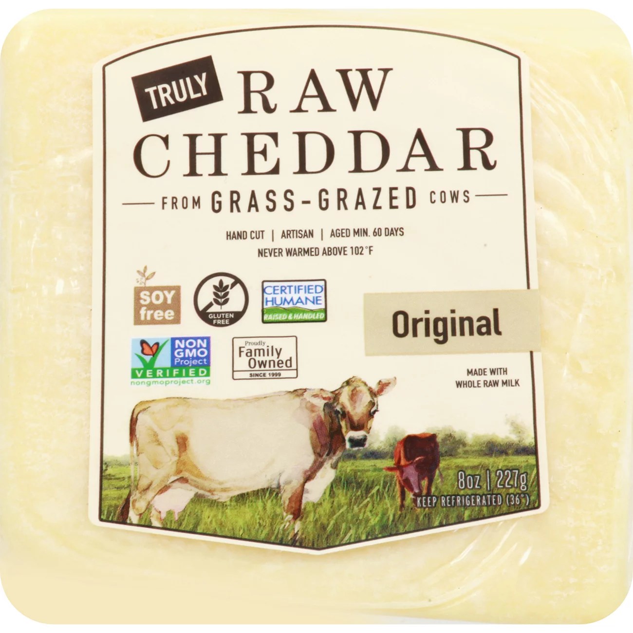 Organic Pastures Raw Cheddar Cheese Chunk Shop Cheese at HEB