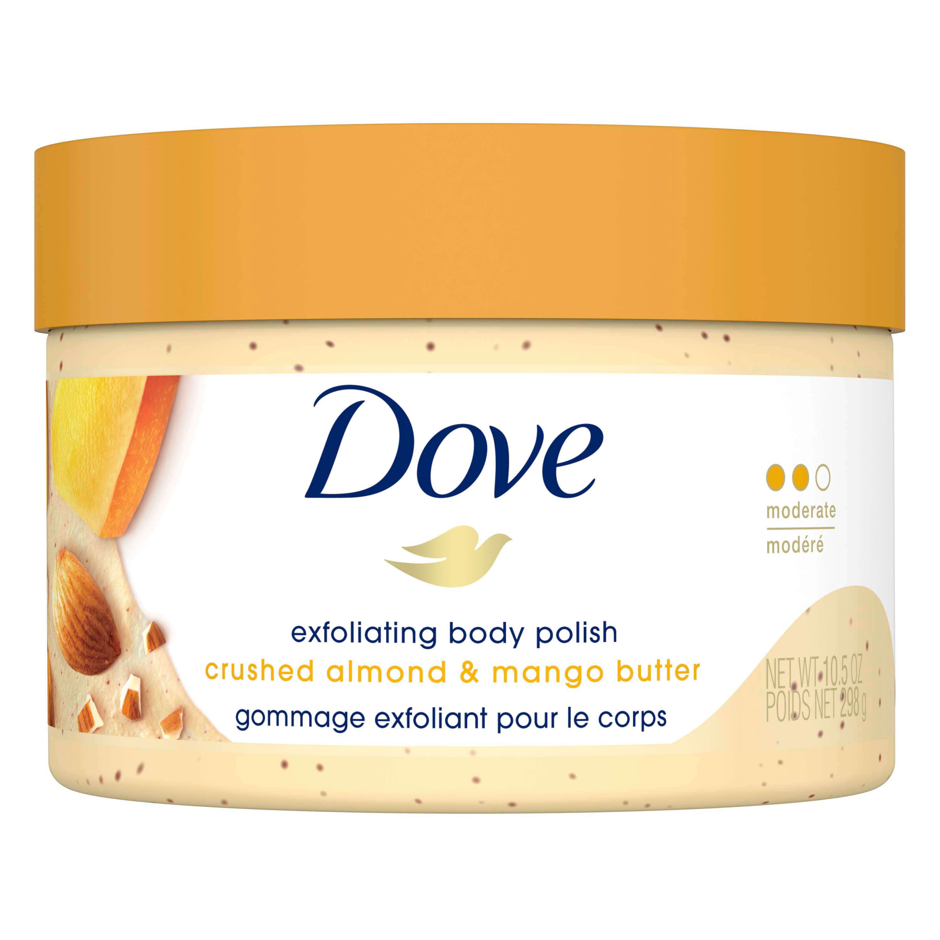 Dove Exfoliating Body Polish, Crushed Almond & Mango Butter Shop Bath