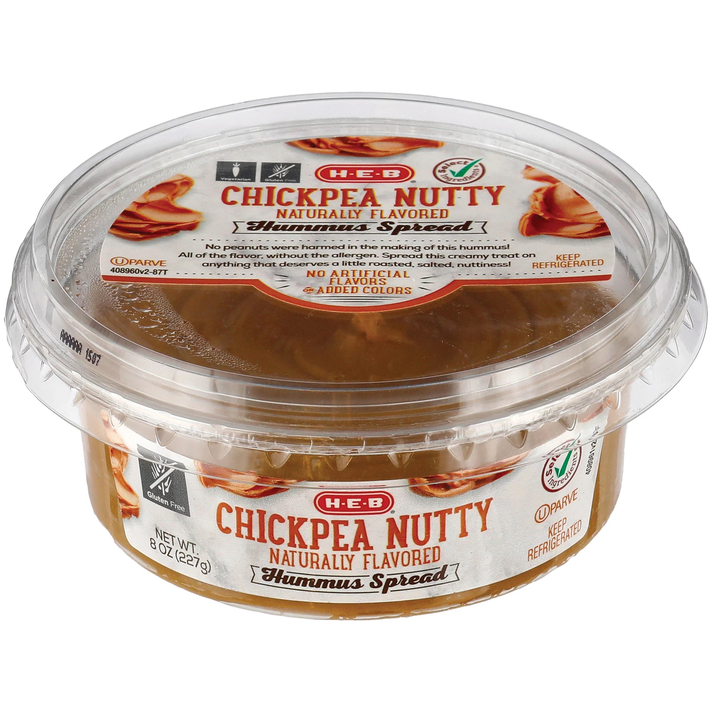 HEB Select Ingredients Chickpea Nutty Hummus Shop Dip at HEB