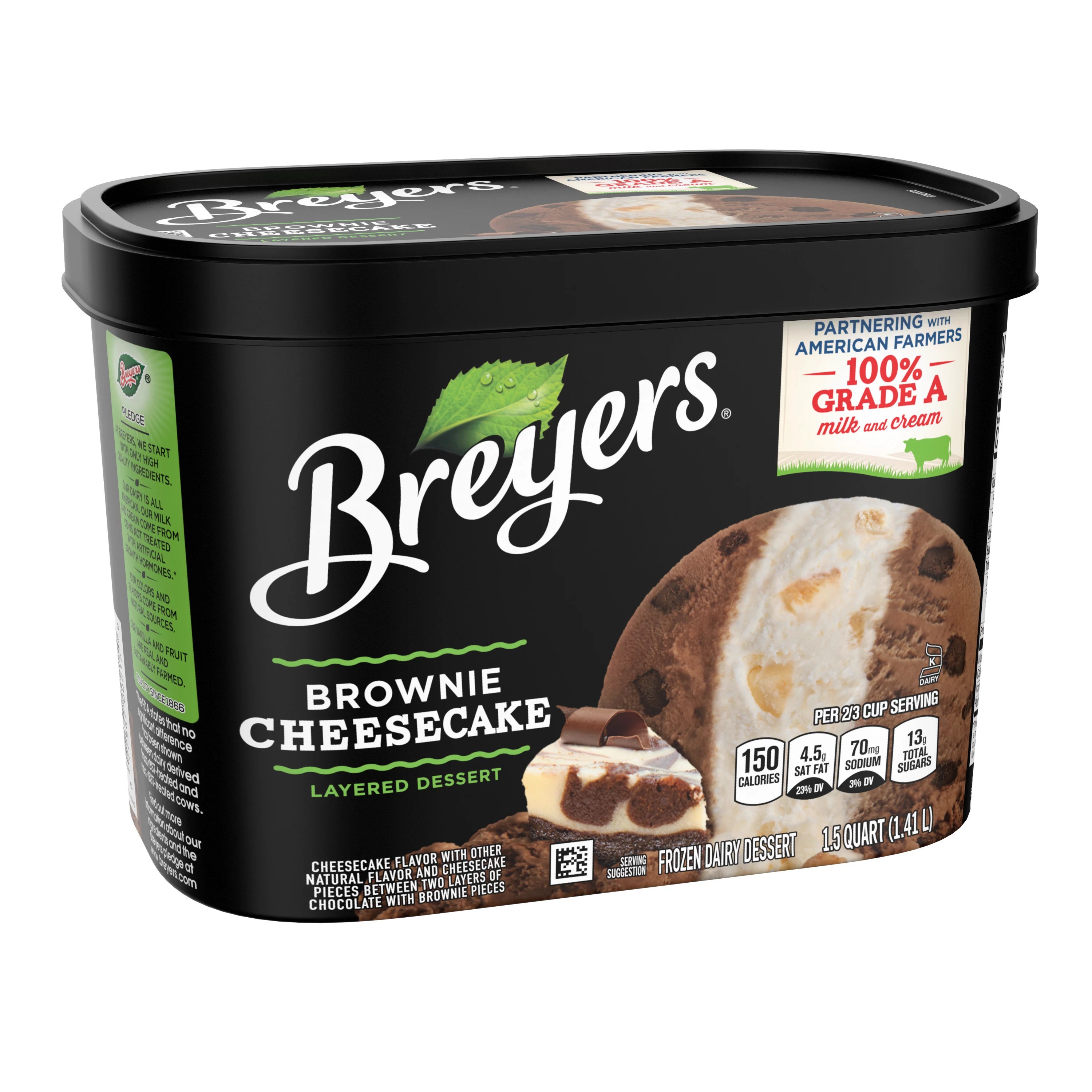 Breyers Brownie Cheesecake Layered Dessert Shop Ice Cream at HEB