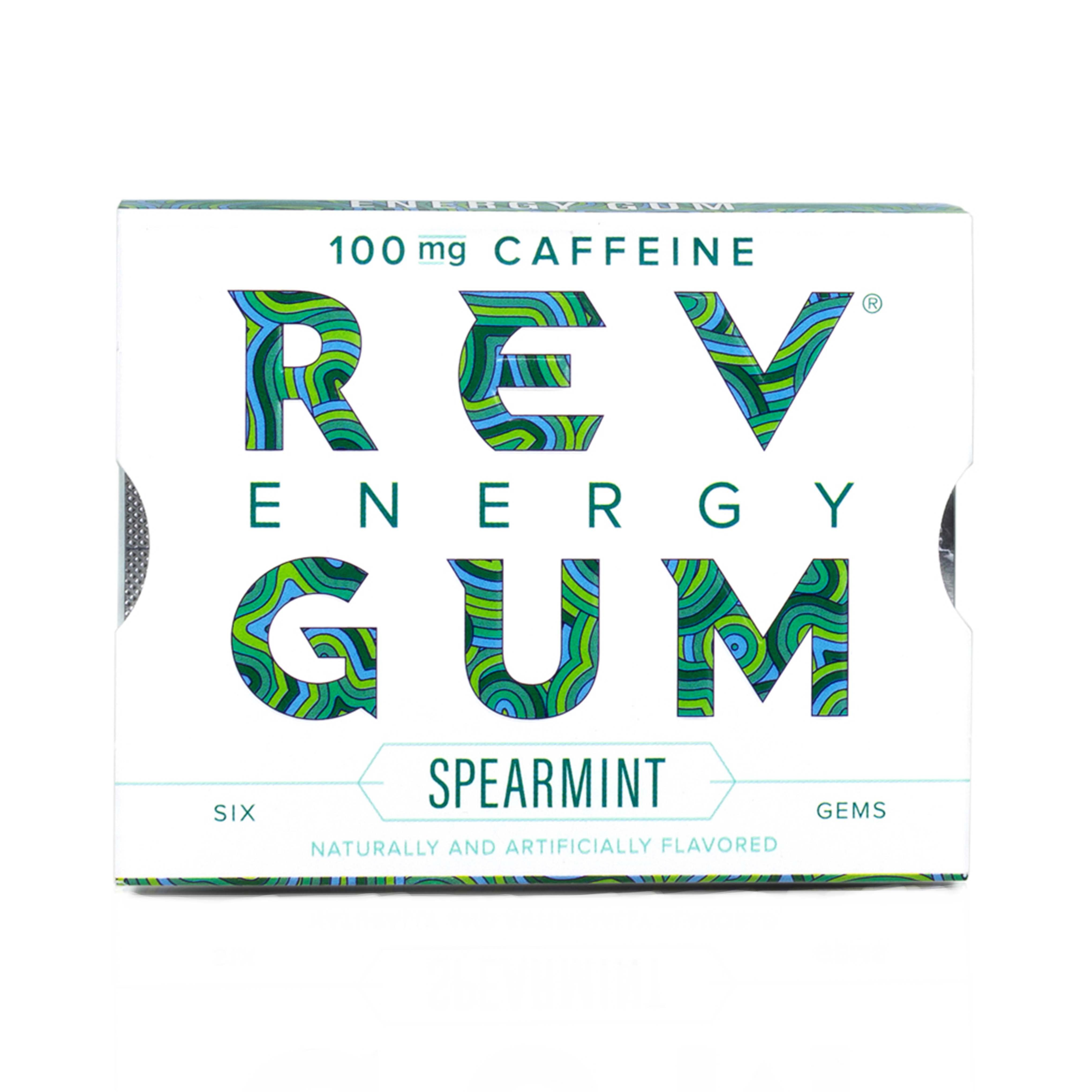 Rev Spearmint Energy Chewing Gum Shop Snacks & Candy at HEB
