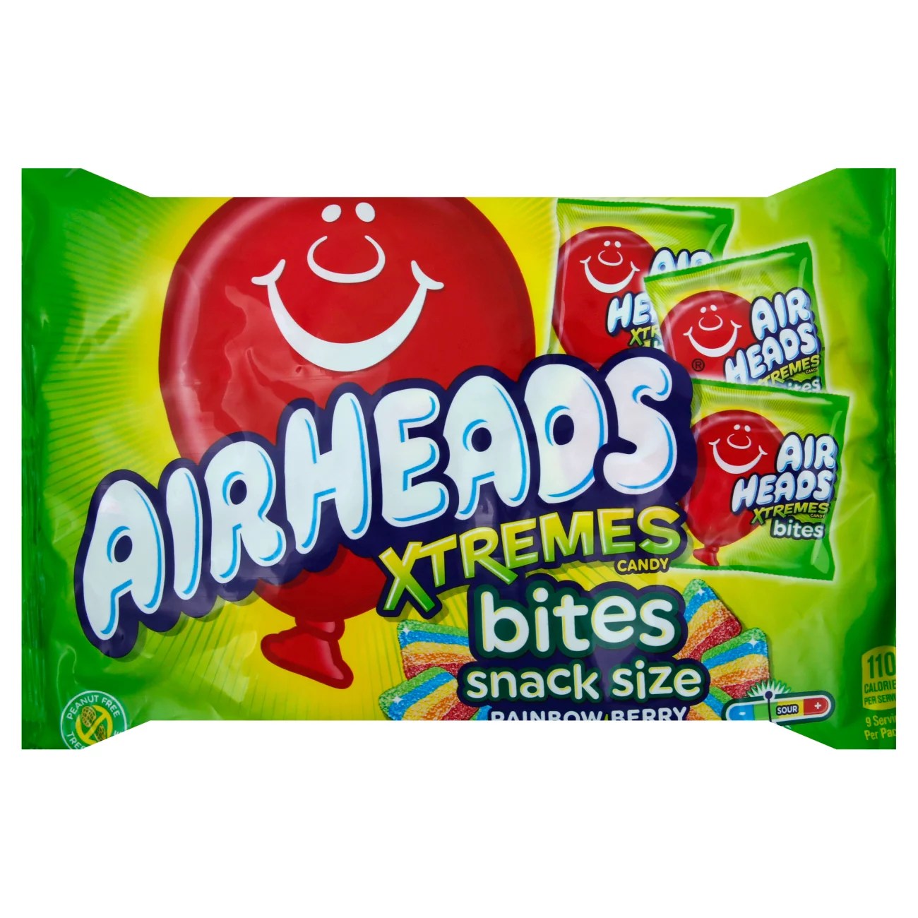 Airheads Xtremes Rainbow Berry Flavor Bites, Snack Size Shop Candy at