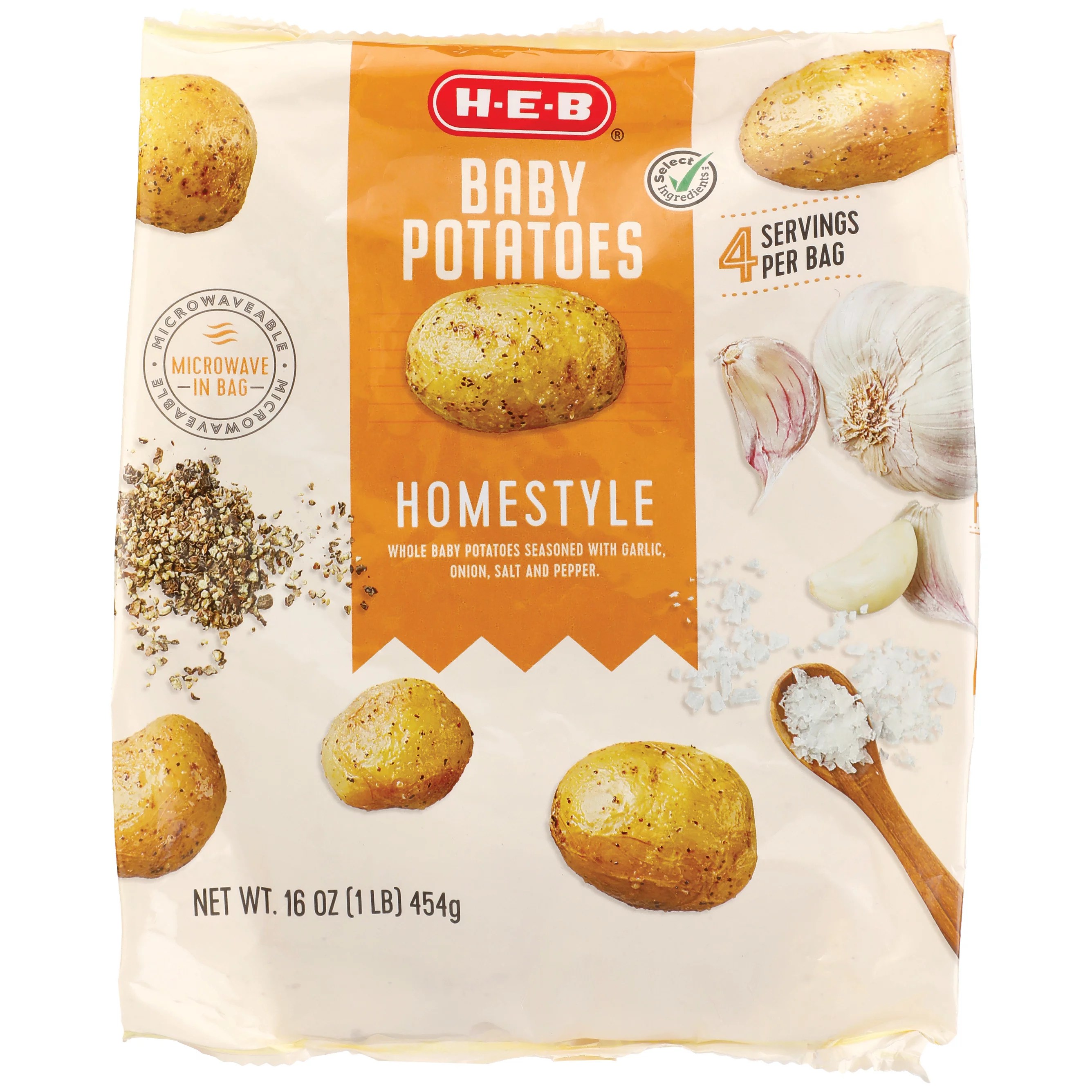 HEB Select Ingredients Homestyle Whole Baby Potatoes Shop Potatoes