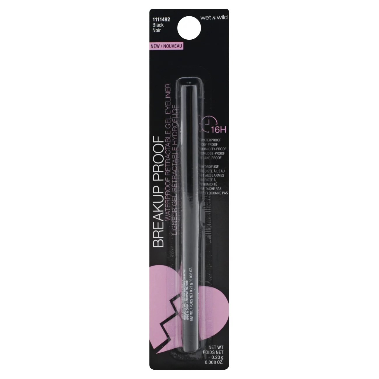 Wet n Wild Break Up Proof Retractable Eyeliner Black Shop Eyeliner at