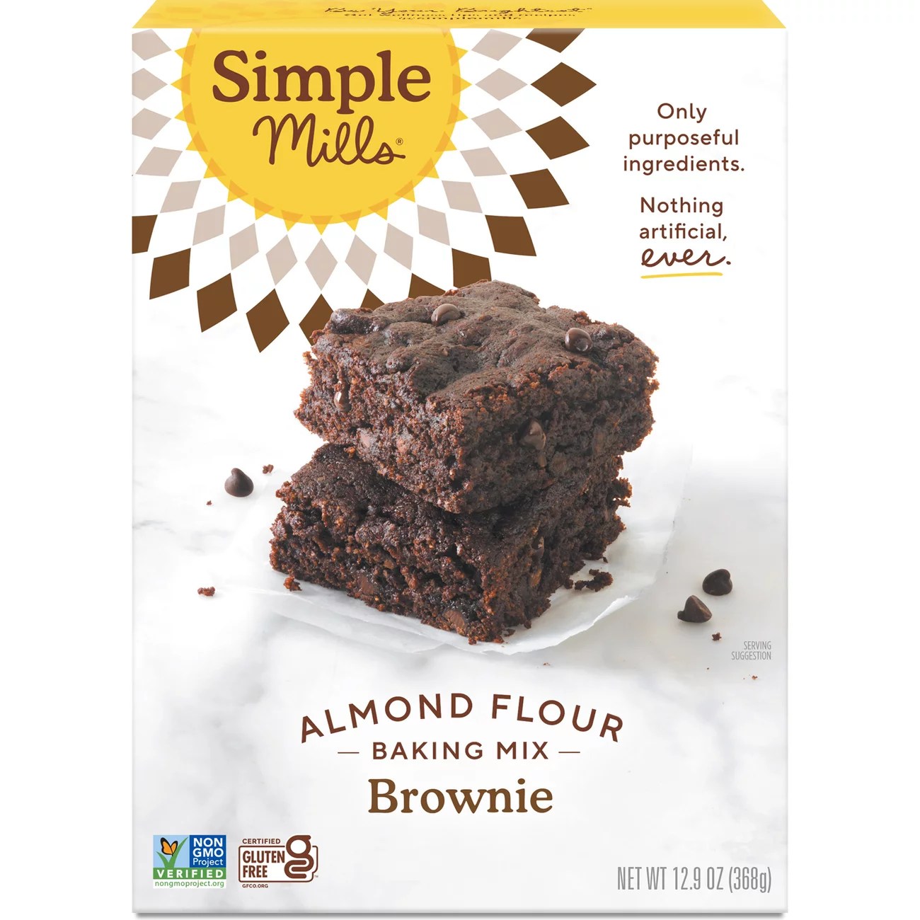 Simple Mills Almond Flour Brownie Mix Shop Baking Ingredients at HEB