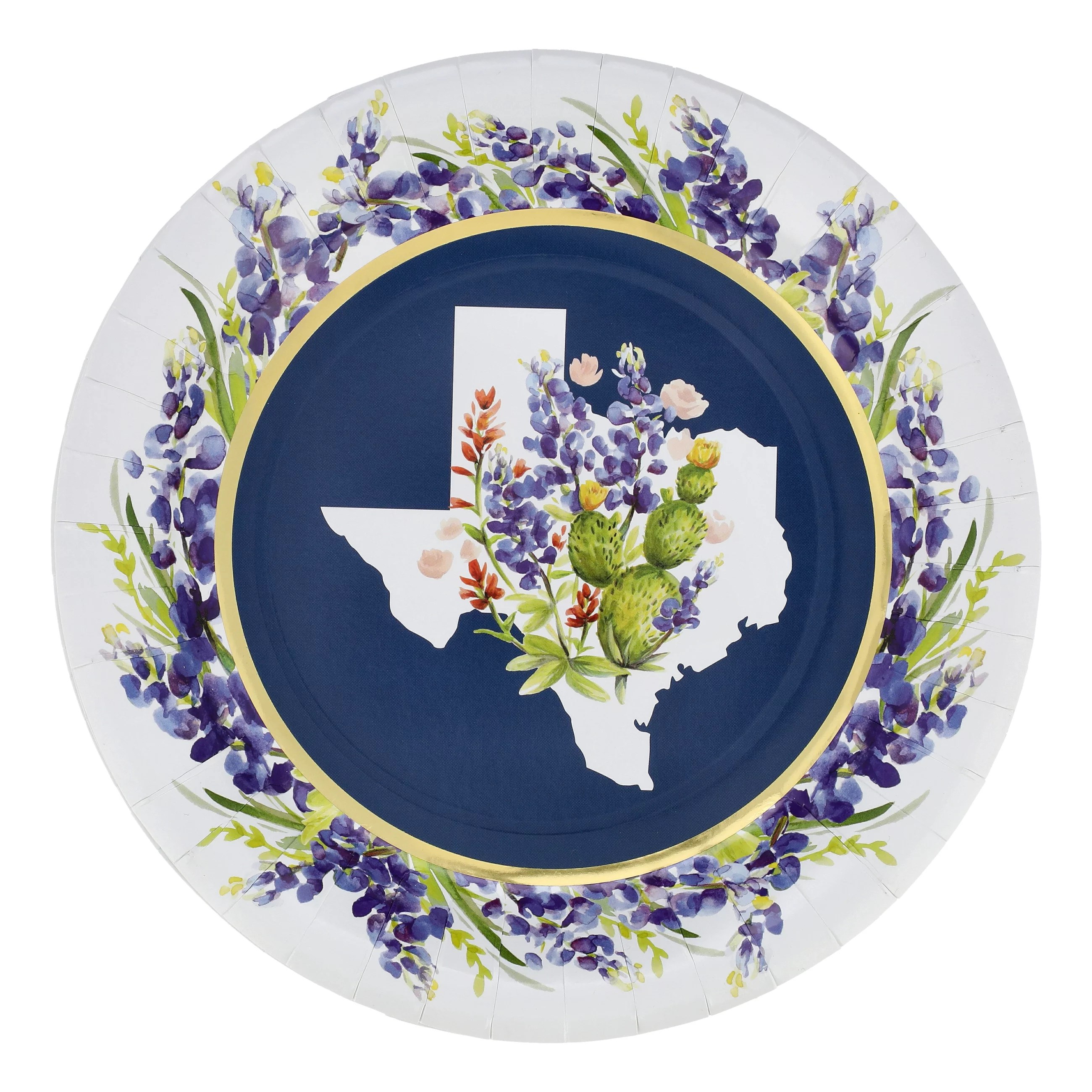 Haven & Key Texas Round Paper Plates Shop Plates & Bowls