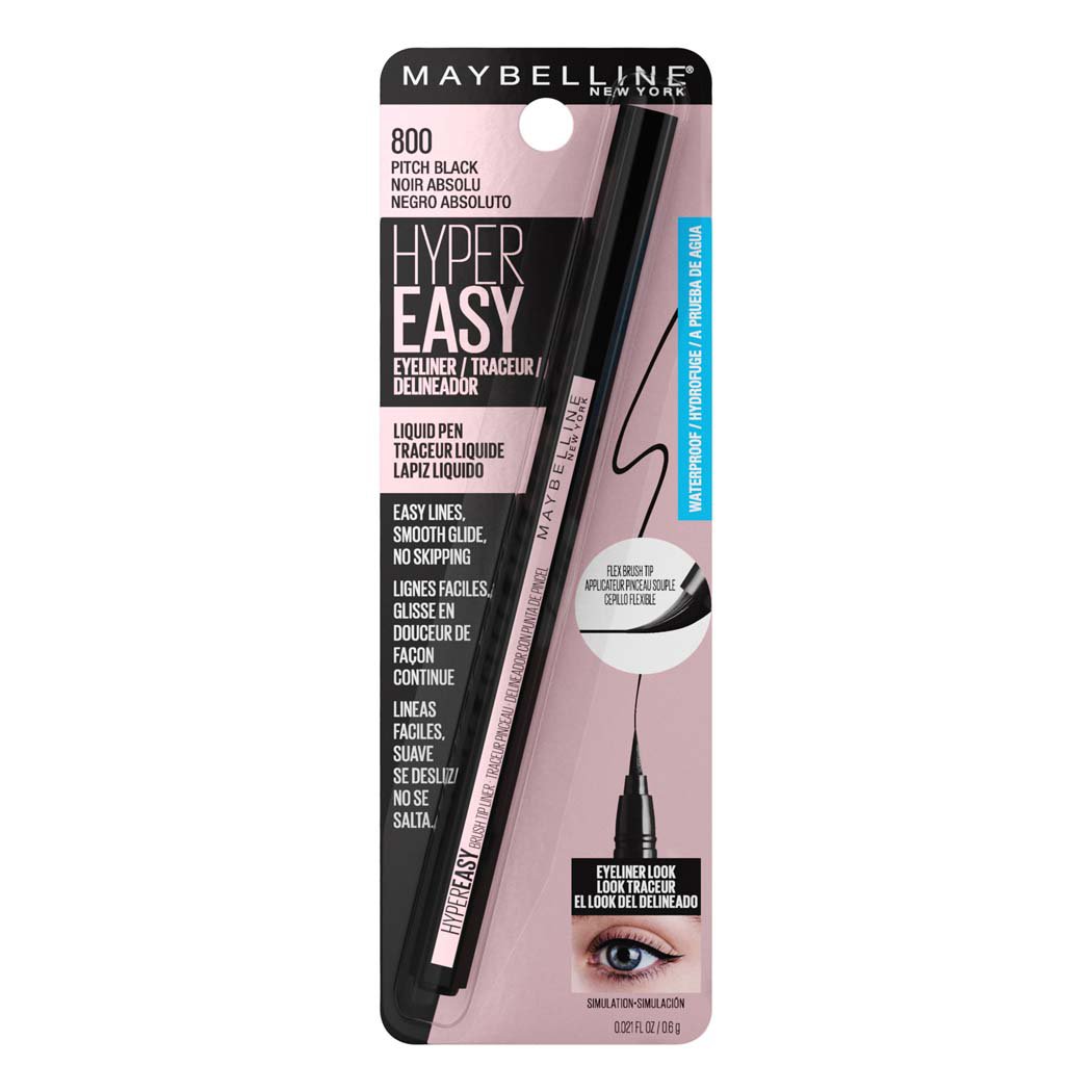 Maybelline Eyeliner Hyper Easy Liquid Pitch Black Shop Eyes at HEB
