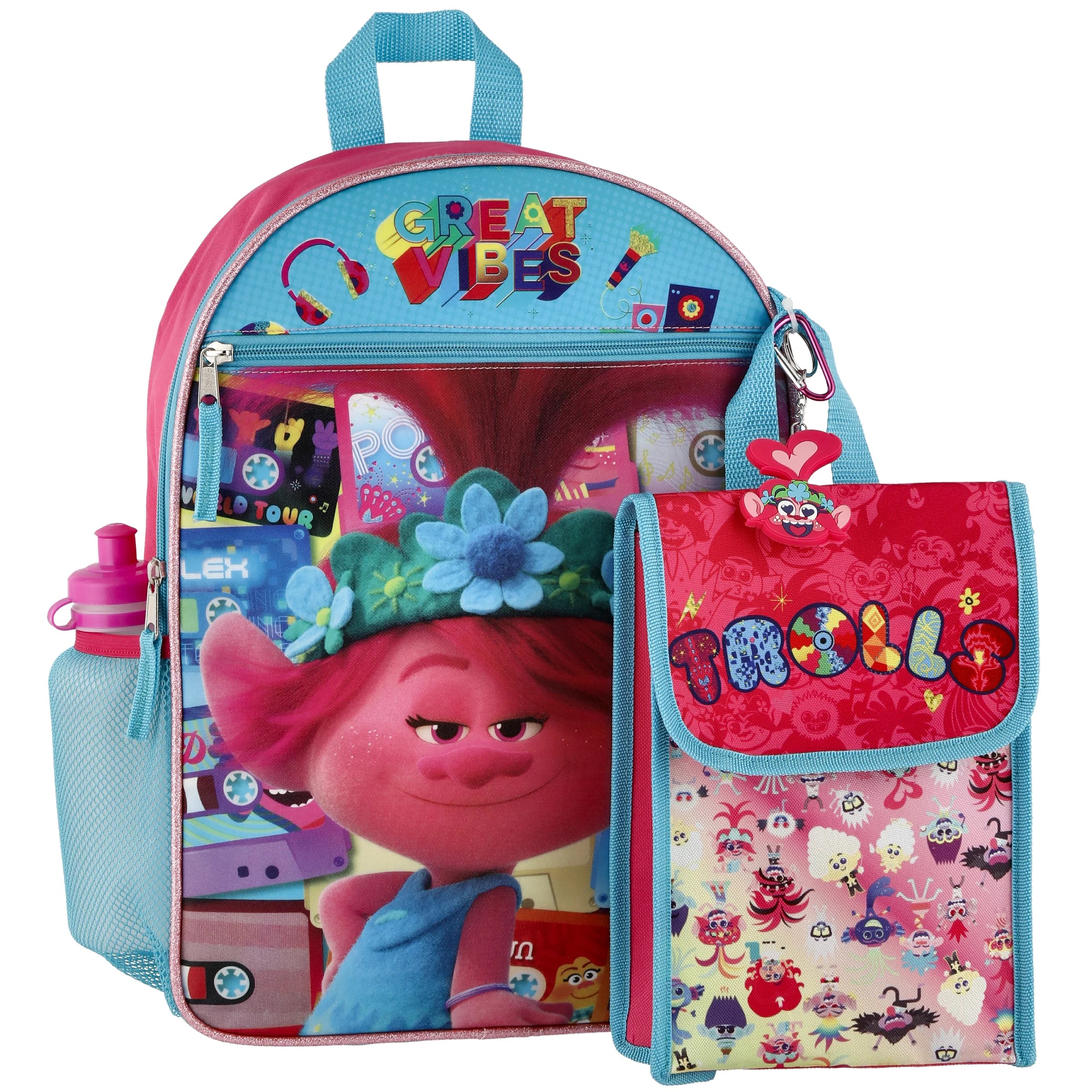 Universal Trolls World Tour Backpack Set Shop Backpacks at HEB
