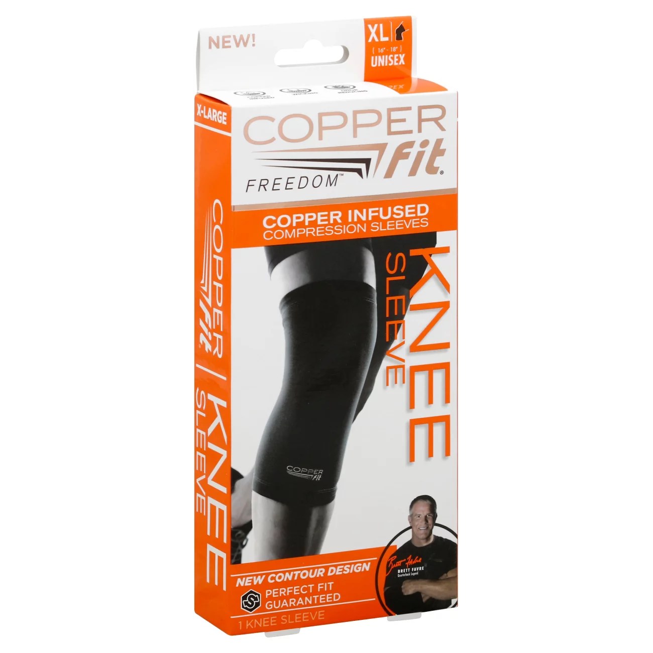 As Seen On TV Copper Fit Freedom Knee Sleeve XL Shop Medicines & Treatments at HEB