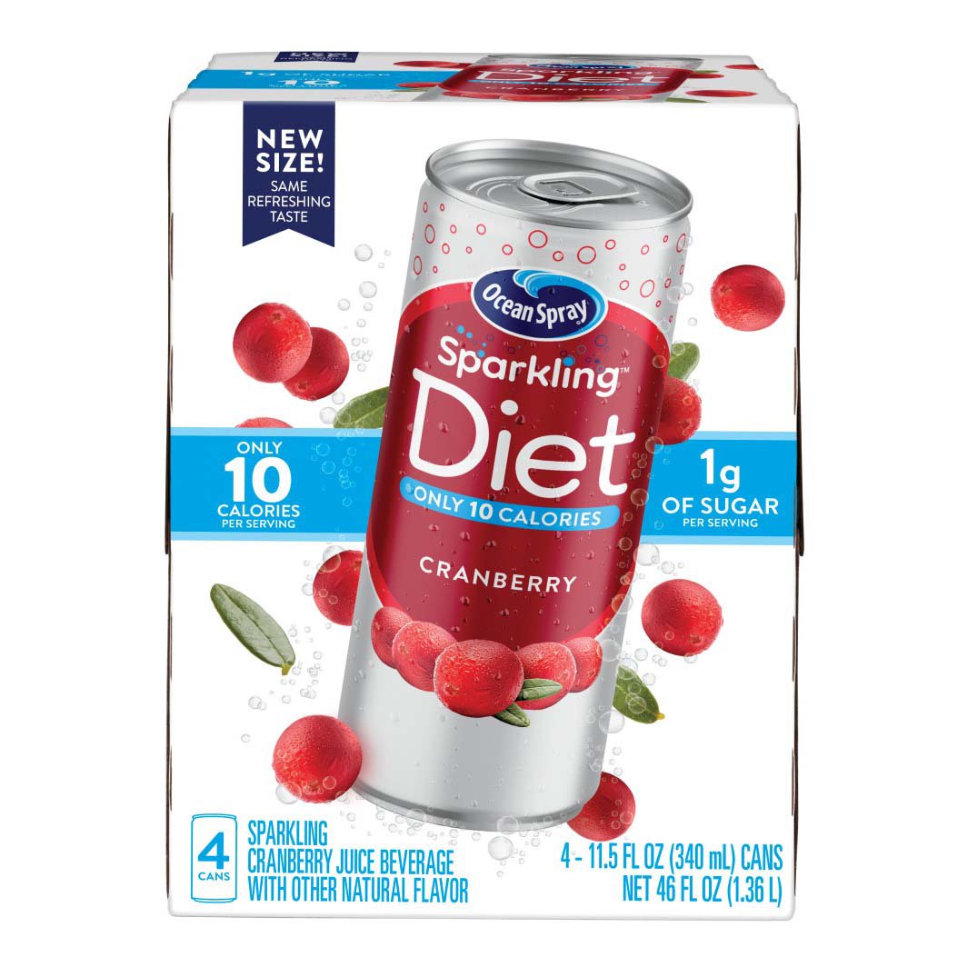 Ocean Spray Sparkling Sparkling Diet Cranberry Juice Beverage 11.5 oz