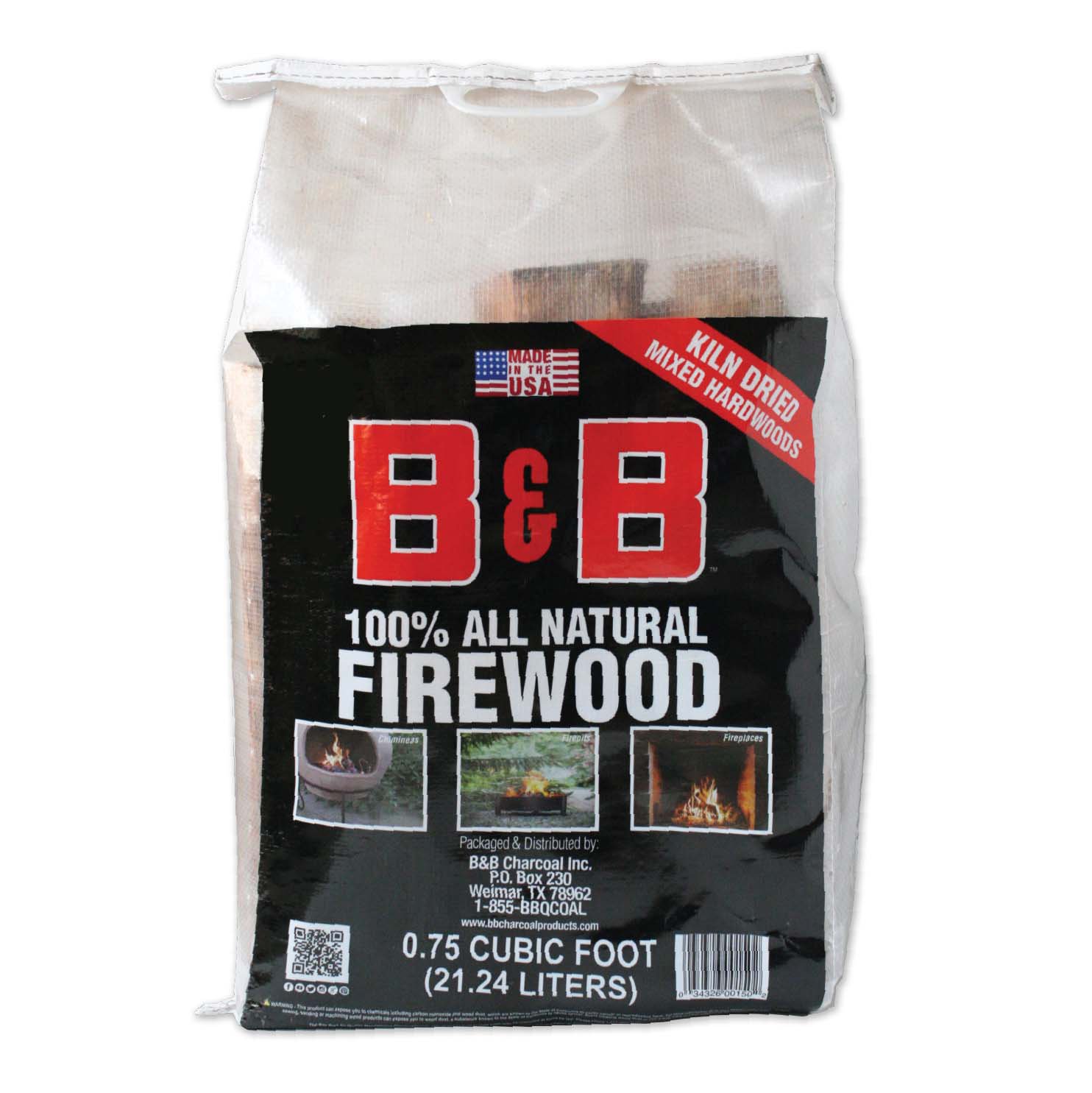 B & B Charcoal Kiln Dried All Natural Firewood Shop Charcoal, Wood