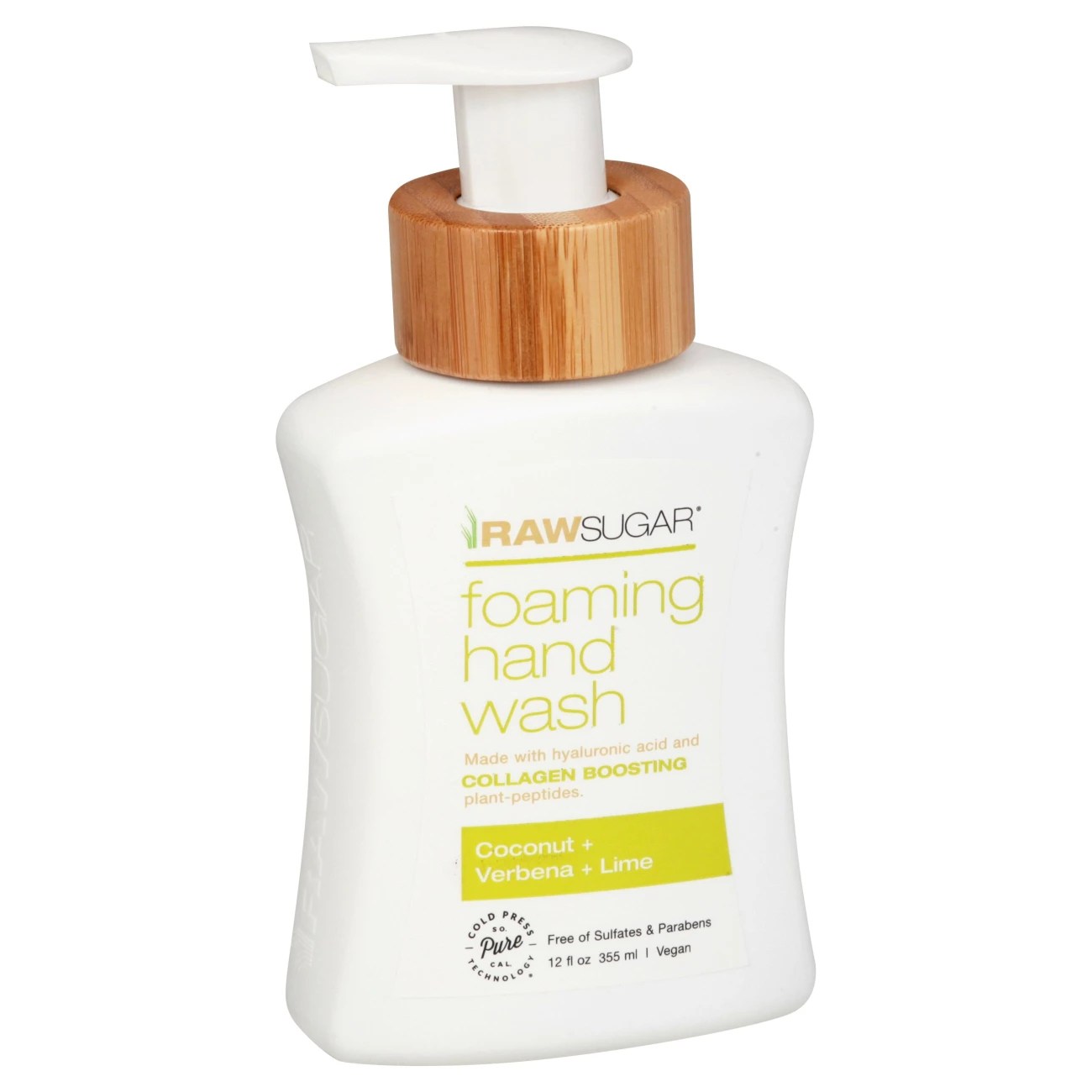 Raw Sugar Lime & Lemon Verbena Foaming Hand Soap Shop Cleansers