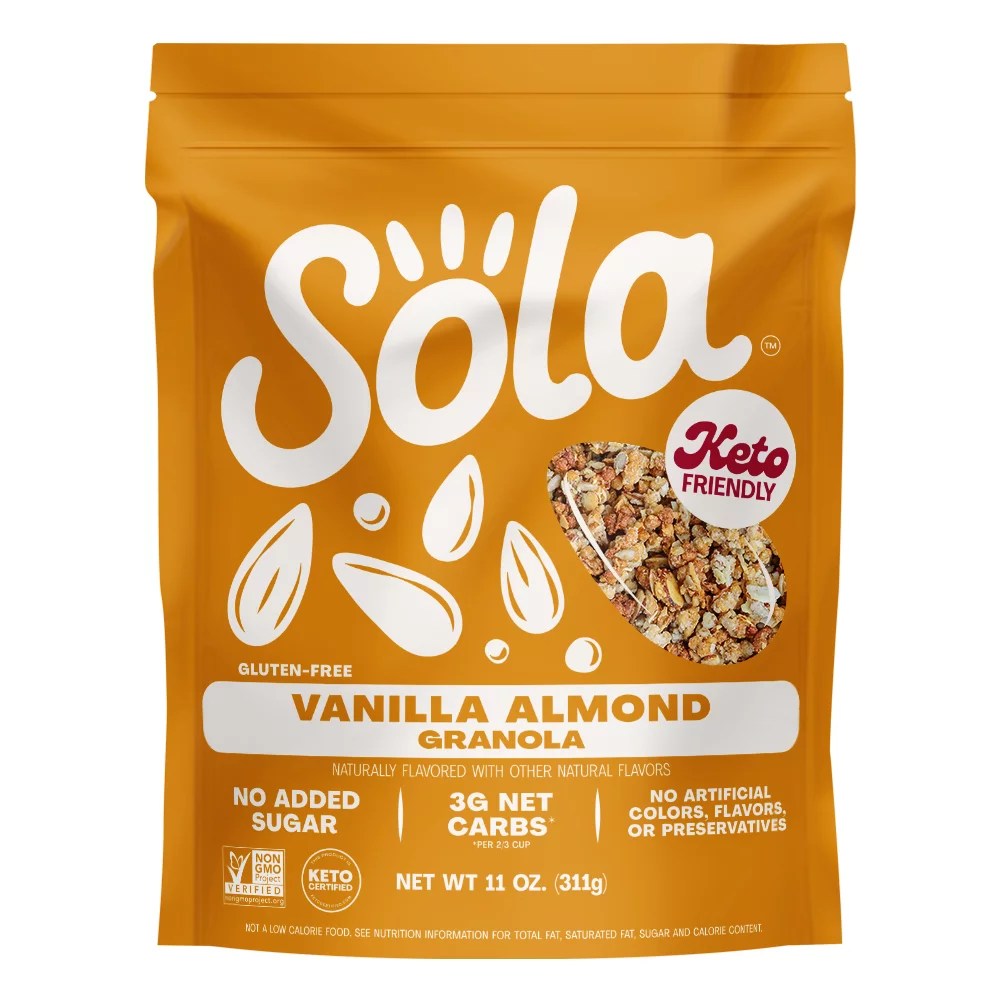 Sola Vanilla Almond Granola Shop Cereal & Breakfast at HEB
