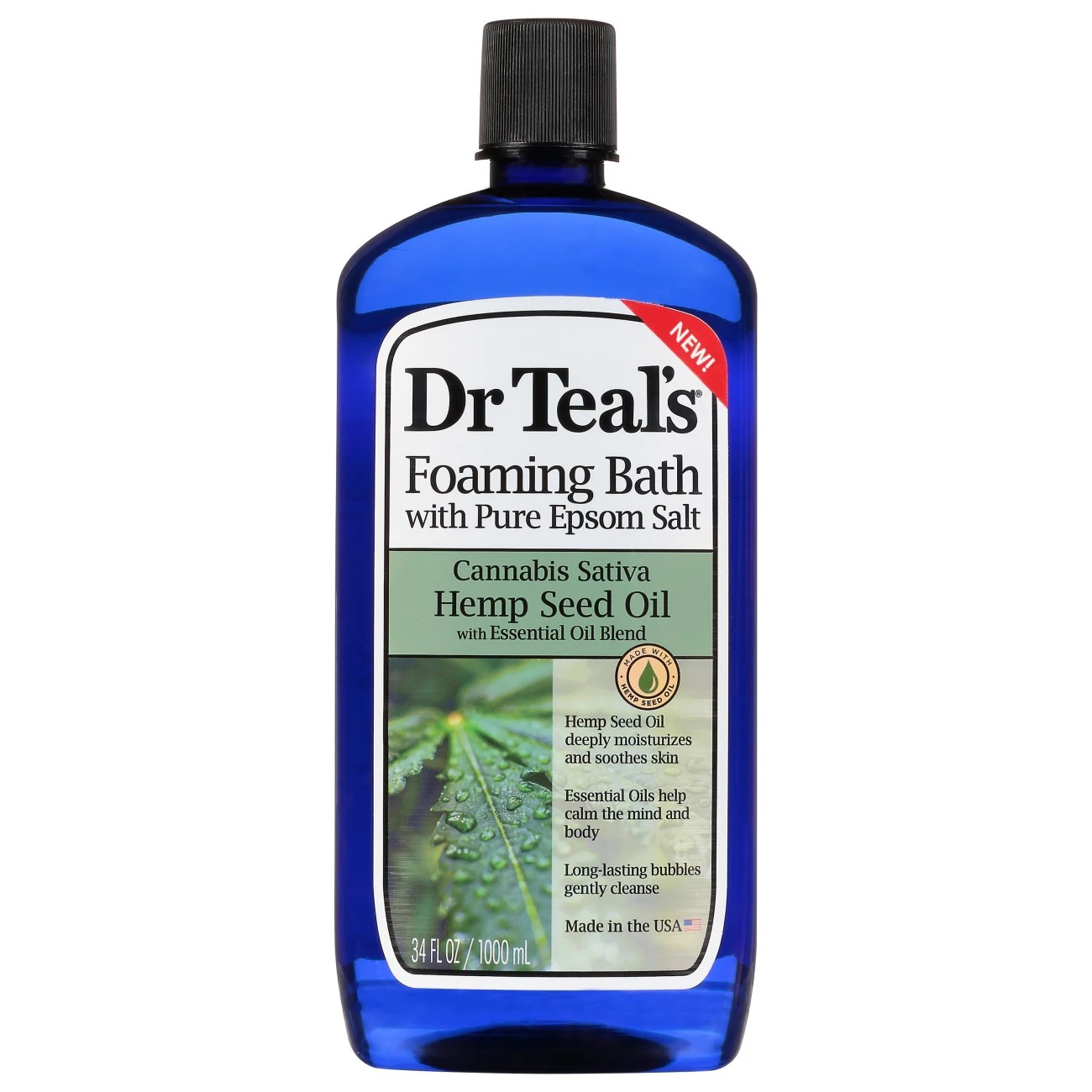 Dr Teal's Foaming Bath with Pure Epsom Salt and Hemp Seed Oil Shop