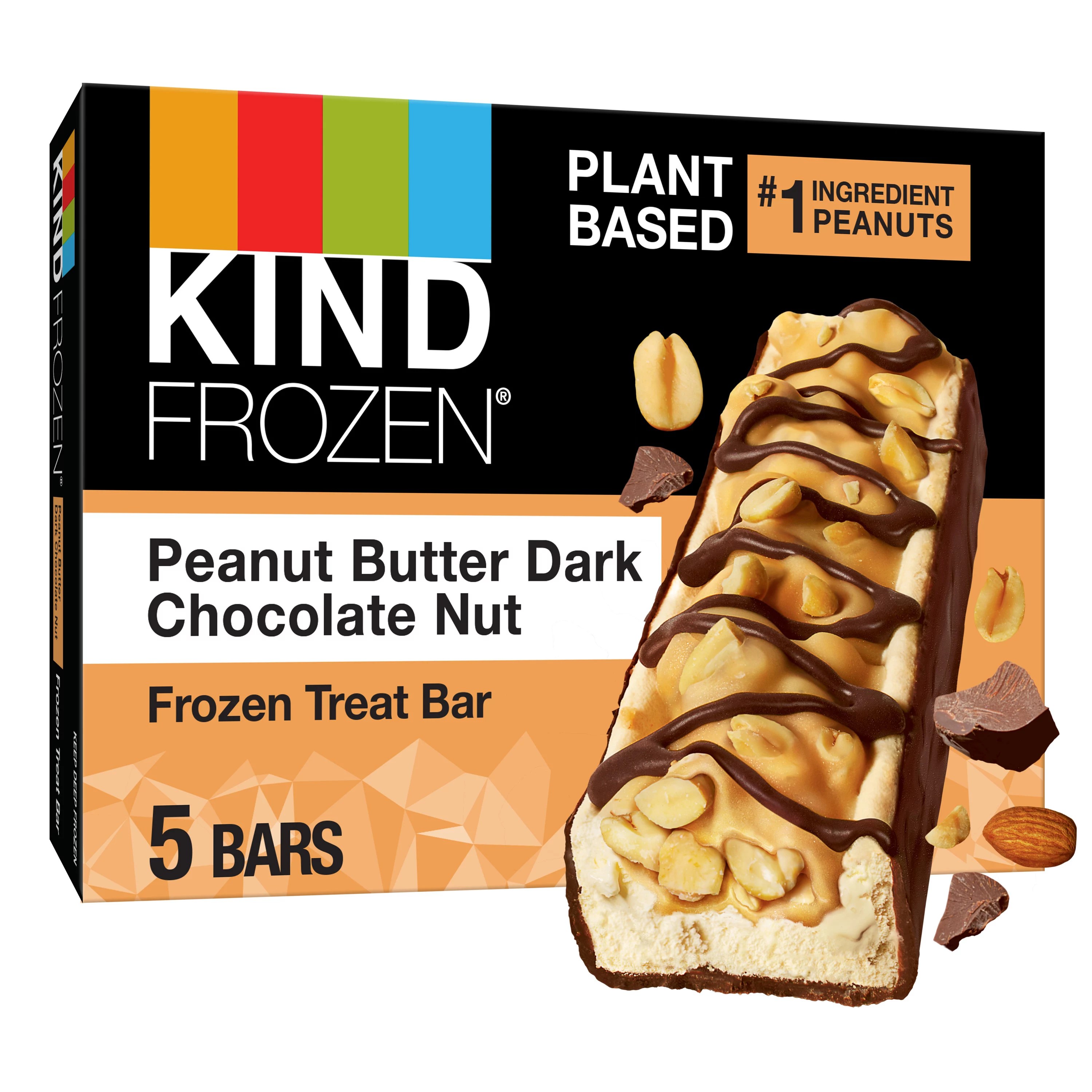 Kind Frozen Dark Chocolate Peanut Butter Bars Shop Bars & Pops at HEB