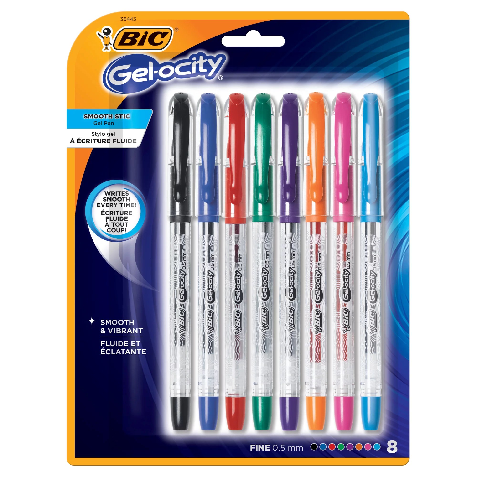 Bic Gelocity Smooth Stic Assorted Gel Pens Shop Pens at HEB