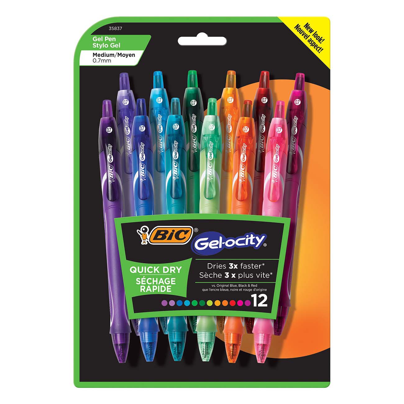 Bic Gelocity Quick Dry Assorted Gel Pens Shop Pens at HEB