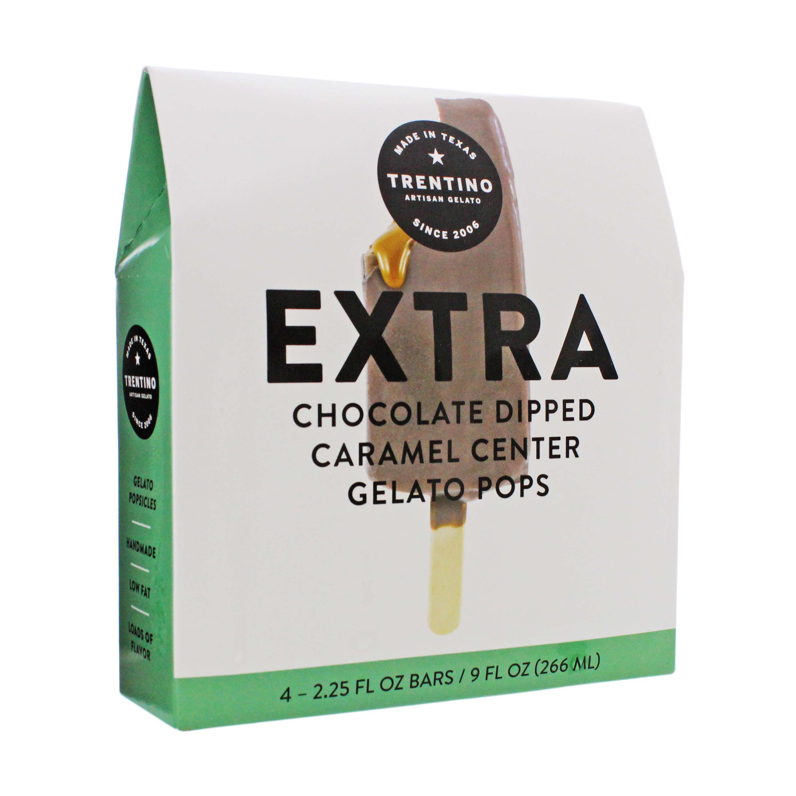 Trentino Extra Chocolate Dipped Caramel Gelato Pops Shop Ice Cream & Treats at HEB