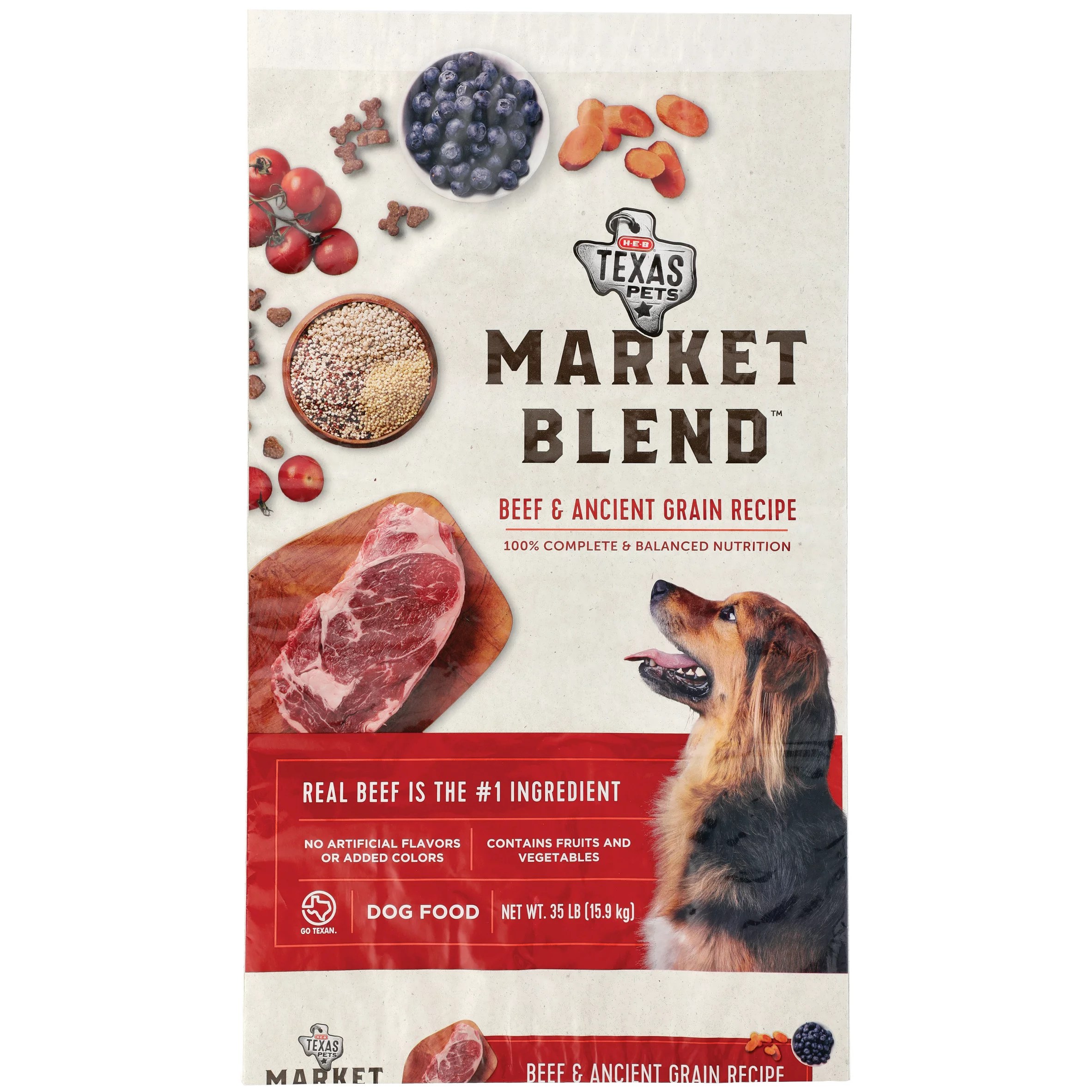 HEB Texas Pets Market Blend Beef Dry Dog Food Shop Dogs at HEB