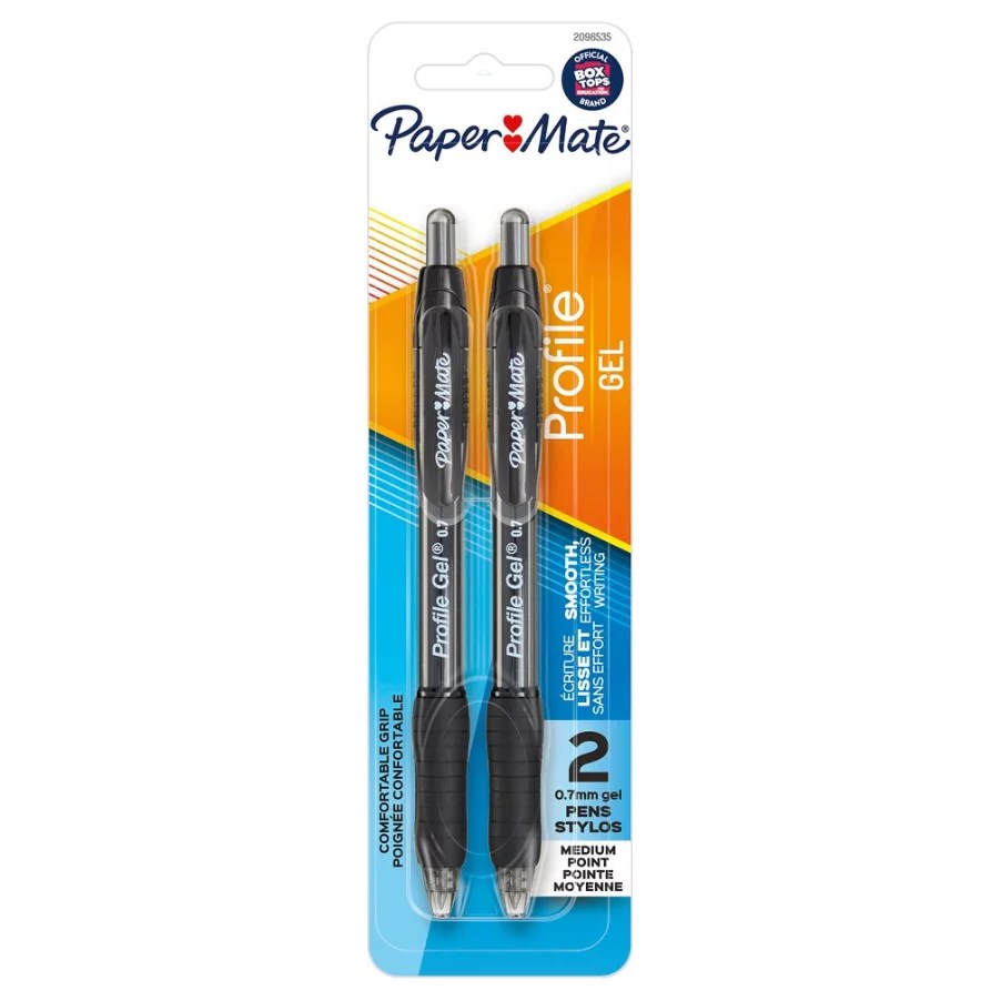 Paper Mate Profile Black Gel Pens Shop Pens at HEB