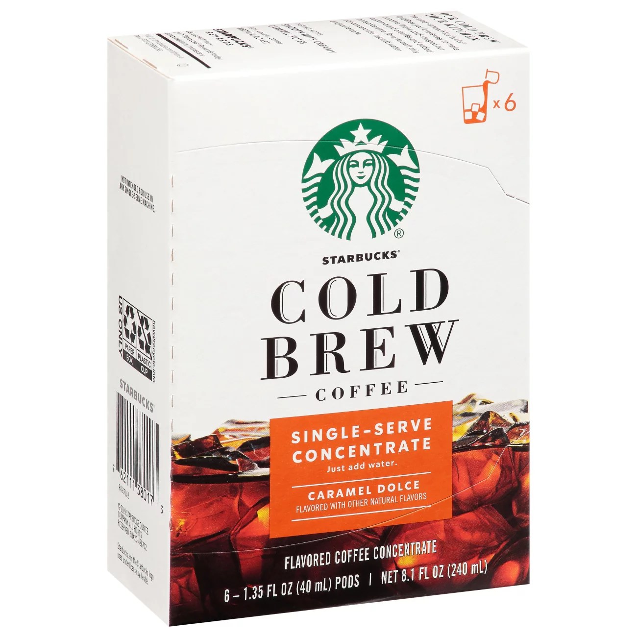 Starbucks Caramel Cold Brew Single Serve Concentrate Shop Coffee at HEB
