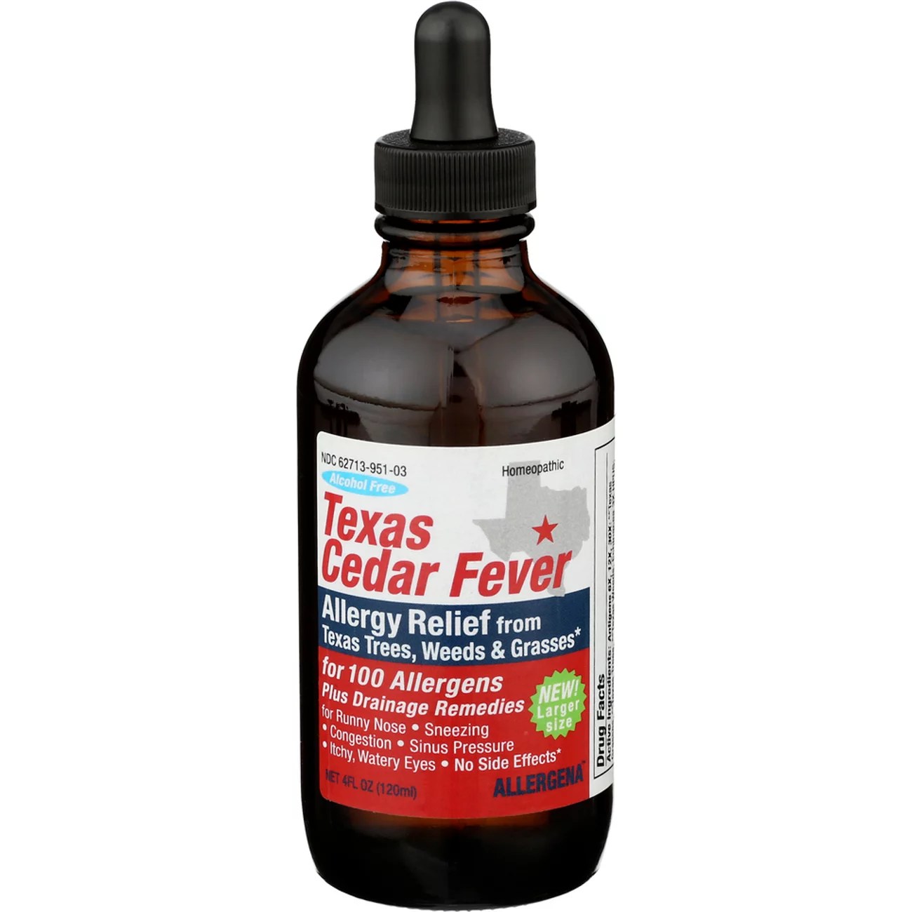 Allergena Texas Cedar Fever Allergy Relief Shop Vitamins